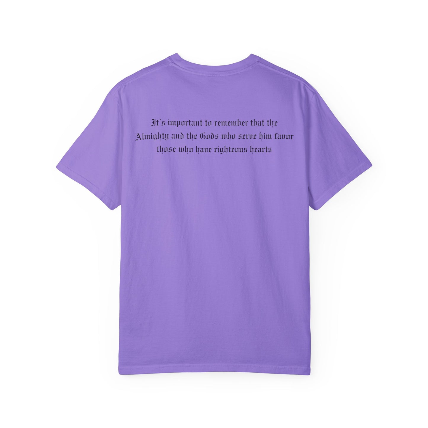 Unisex Garment-Dyed T-Shirt - 'Be the Light' Inspirational Tee