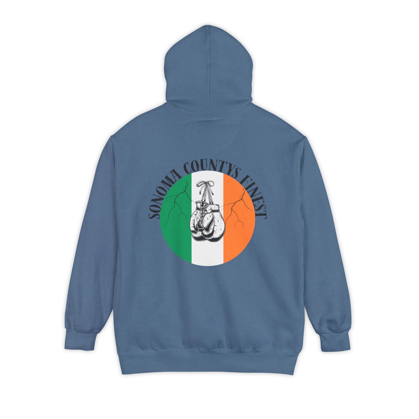 Sonoma County's Finest Unisex Hoodie - Garment-Dyed Irish Design