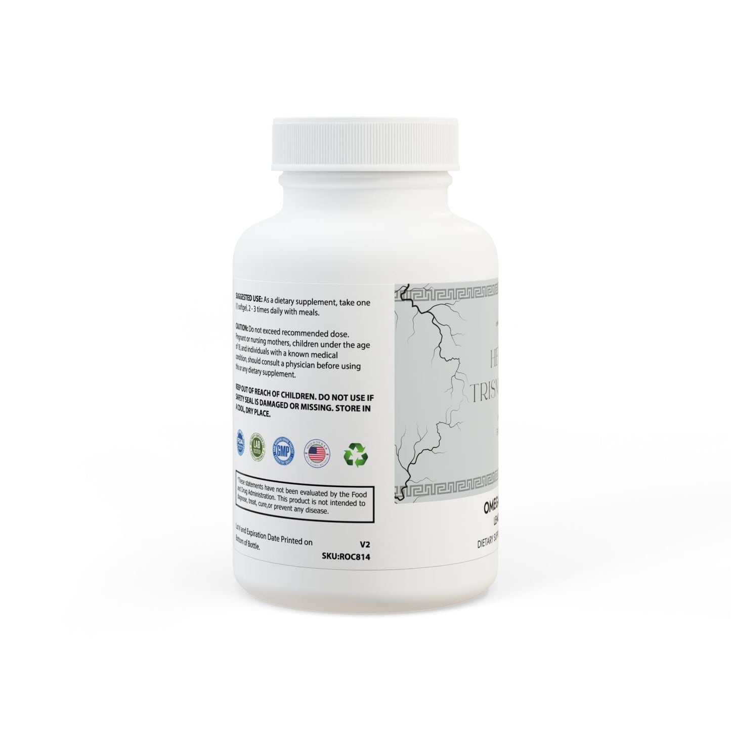 Omega 3 Fish Oil Supplement (60 Softgels)
