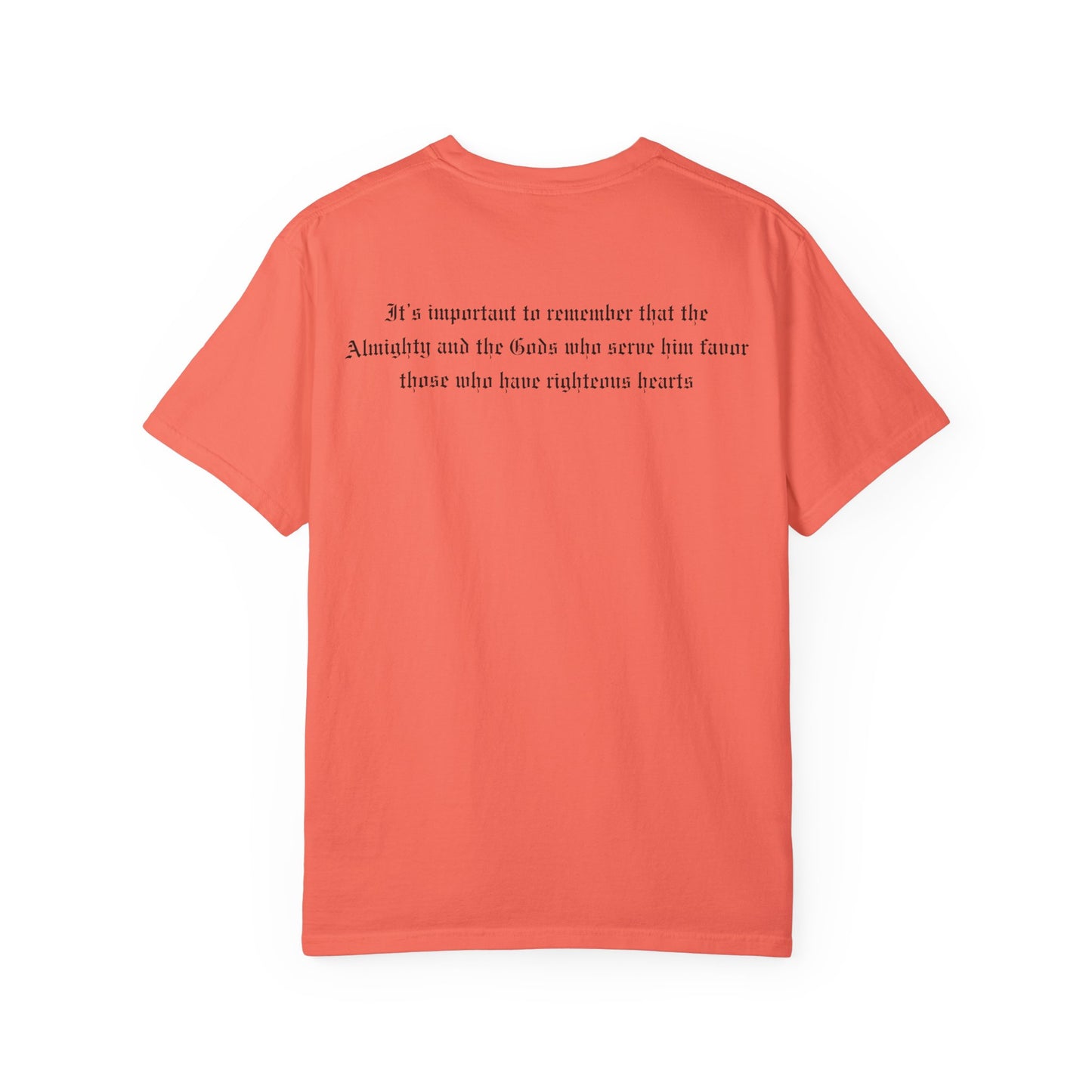 Unisex Garment-Dyed T-Shirt - 'Be the Light' Inspirational Tee