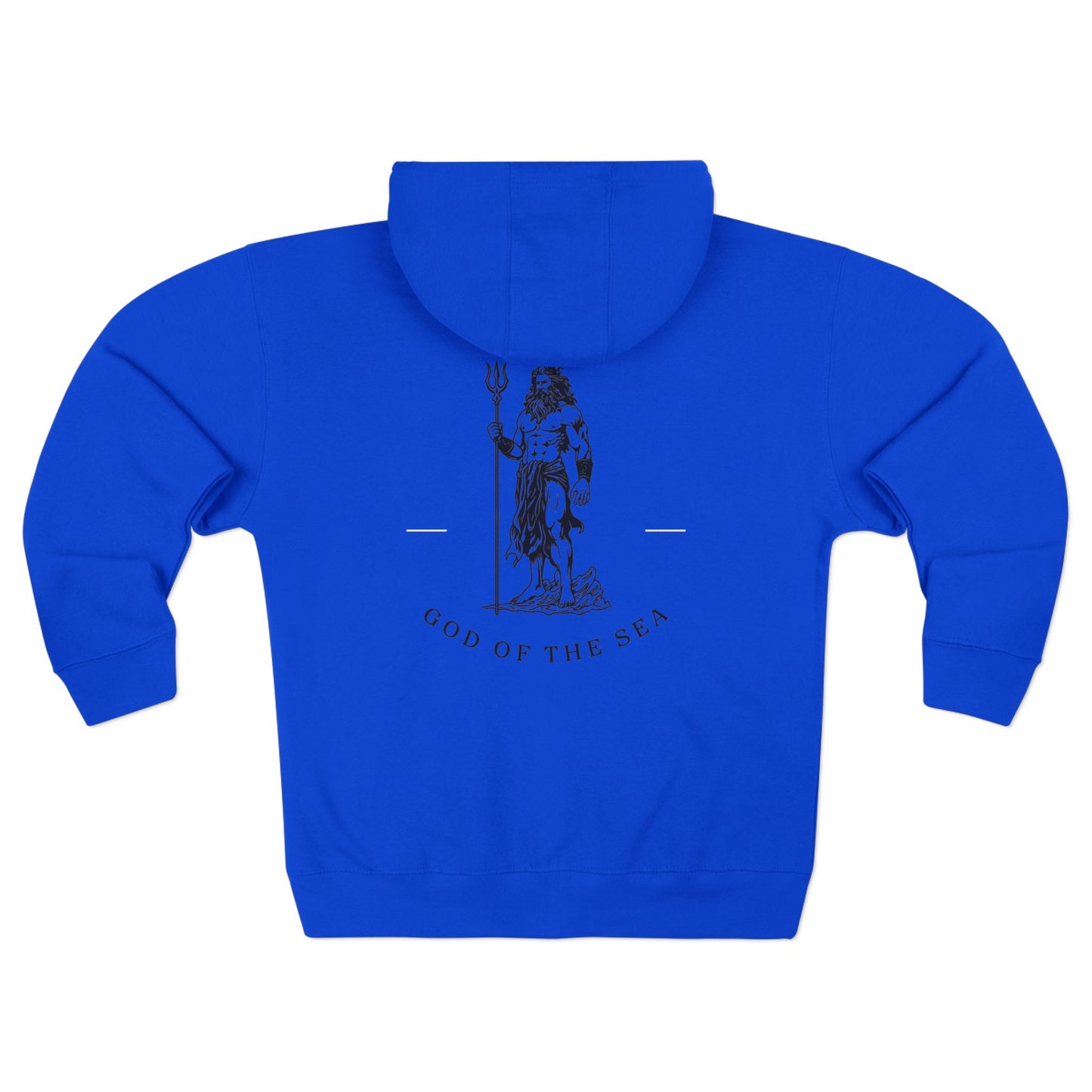 God of the Sea Unisex Zip Hoodie - Comfortable & Stylish Outerwear for Ocean Lovers