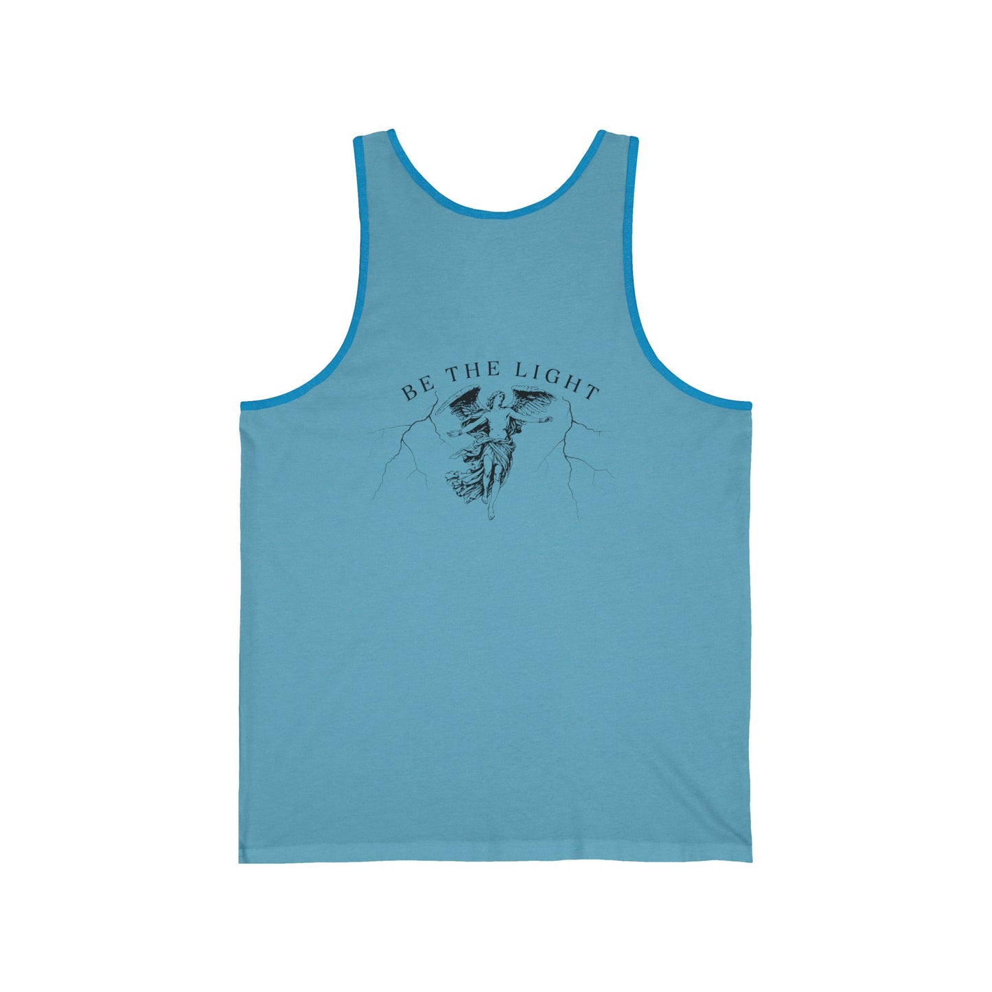 Be the Light Unisex Jersey Tank - Inspirational Summer Wear