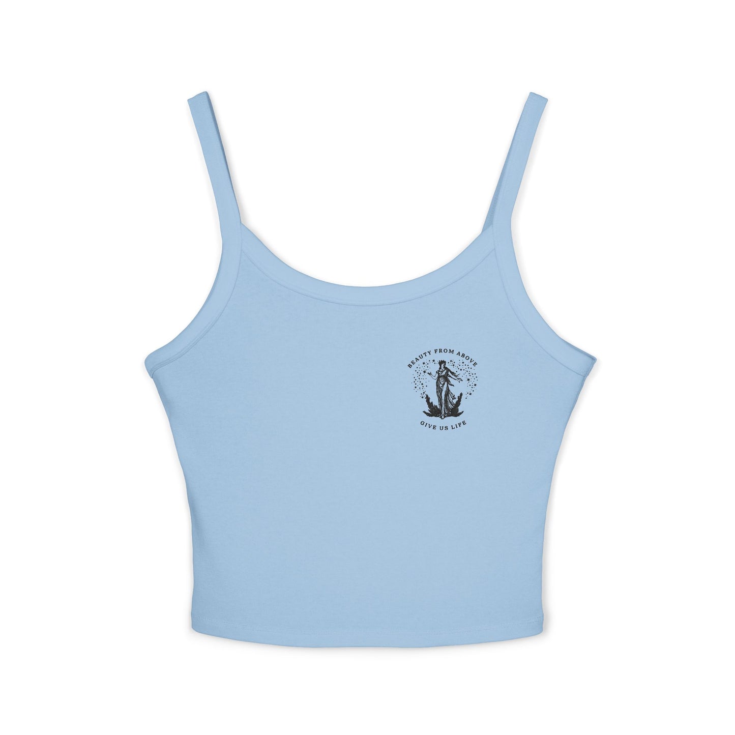 Women's Spaghetti Strap Tank Top - Beauty From Above Design