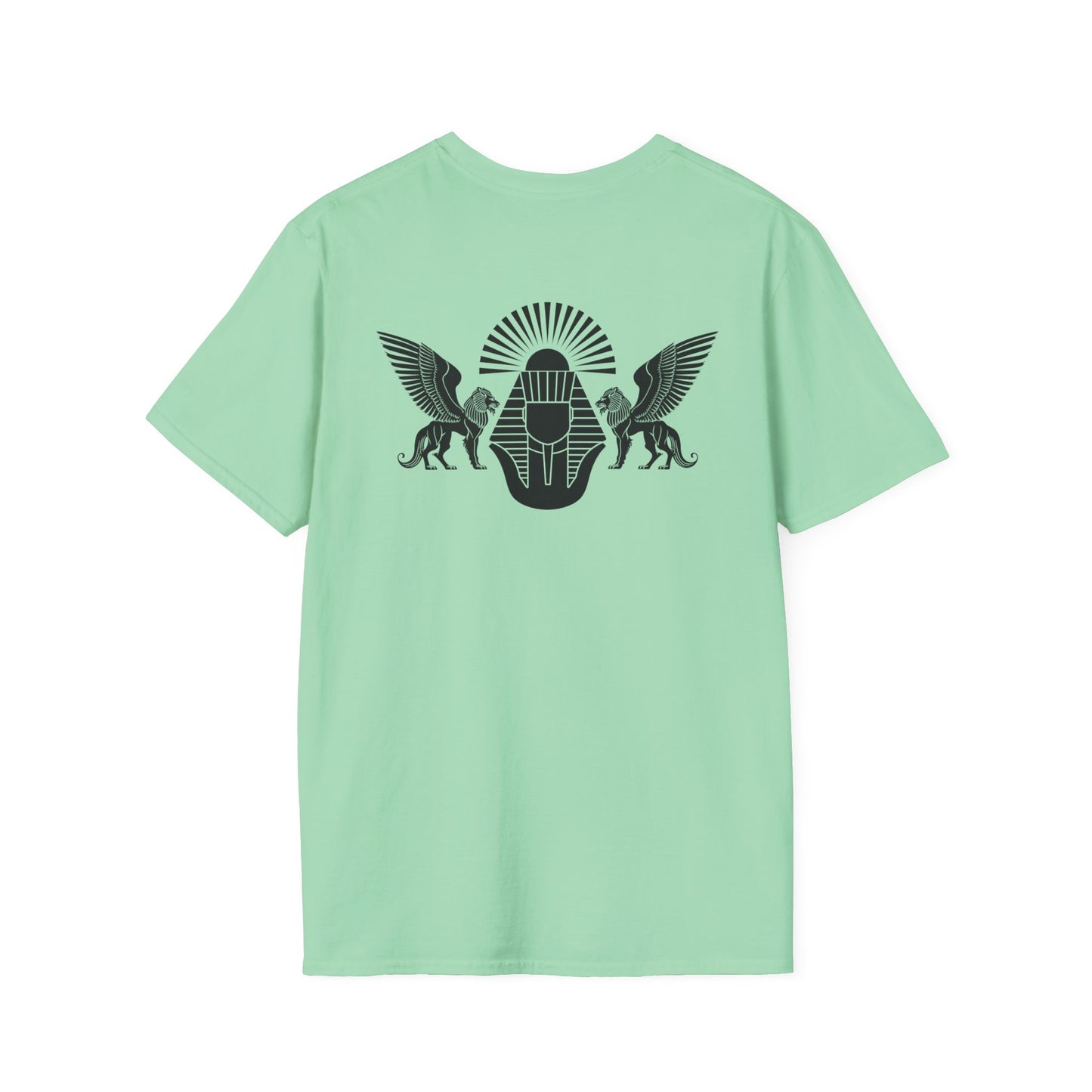 Vintage Graphic Unisex Softstyle T-Shirt - Egyptian Inspired Design