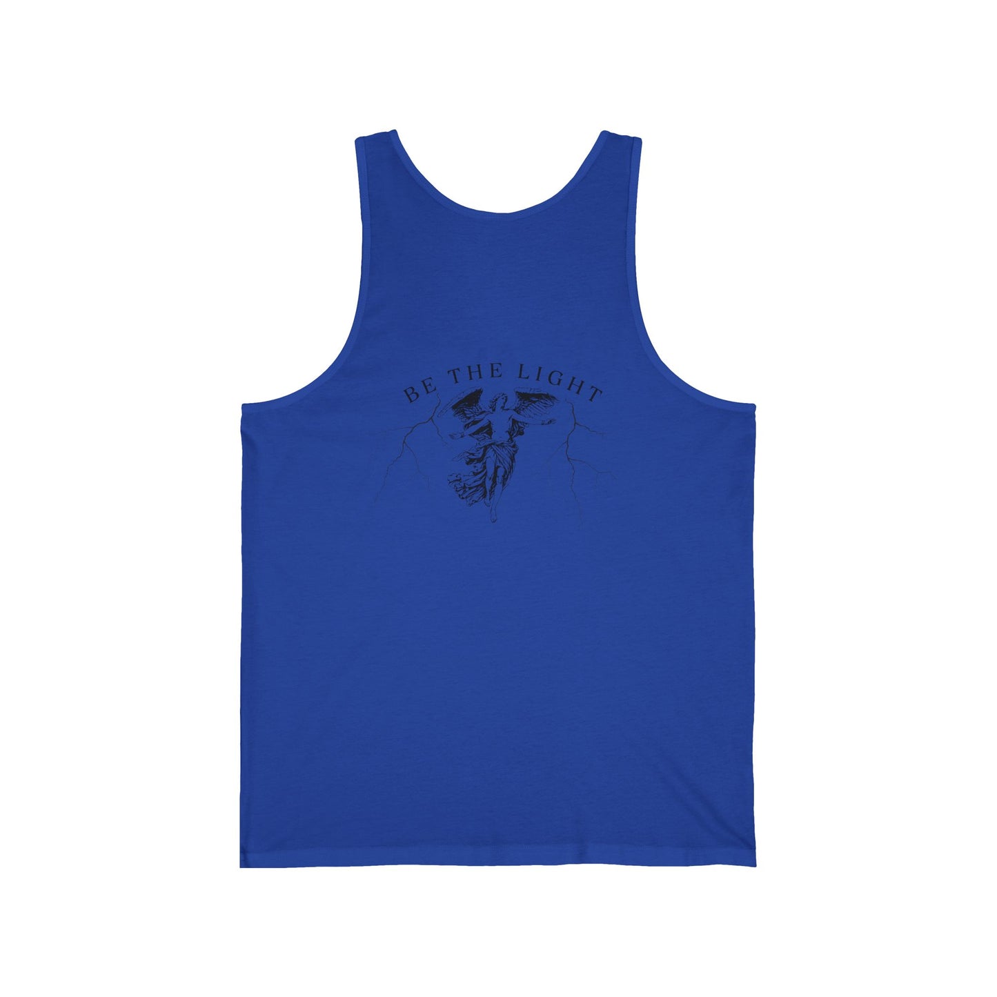 Be the Light Unisex Jersey Tank - Inspirational Summer Wear