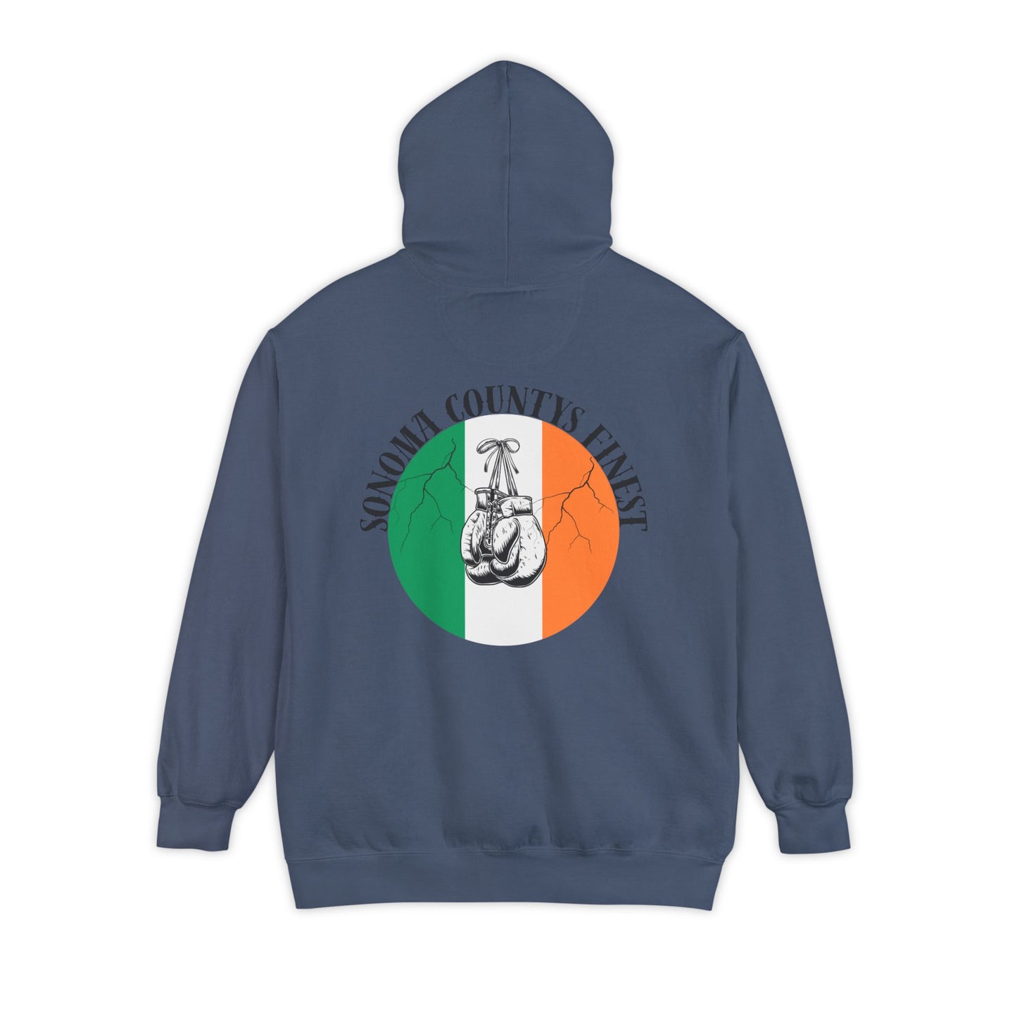 Sonoma County's Finest Unisex Hoodie - Garment-Dyed Irish Design