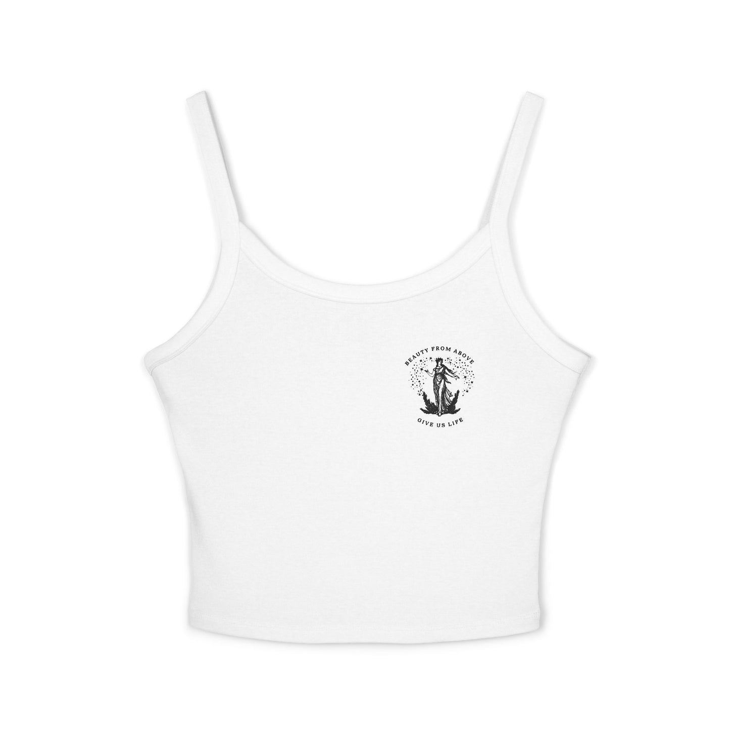 Women's Spaghetti Strap Tank Top - Beauty From Above Design