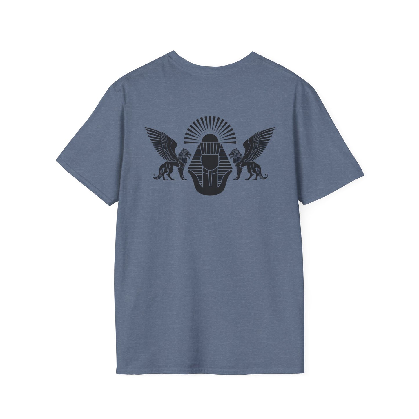 Vintage Graphic Unisex Softstyle T-Shirt - Egyptian Inspired Design
