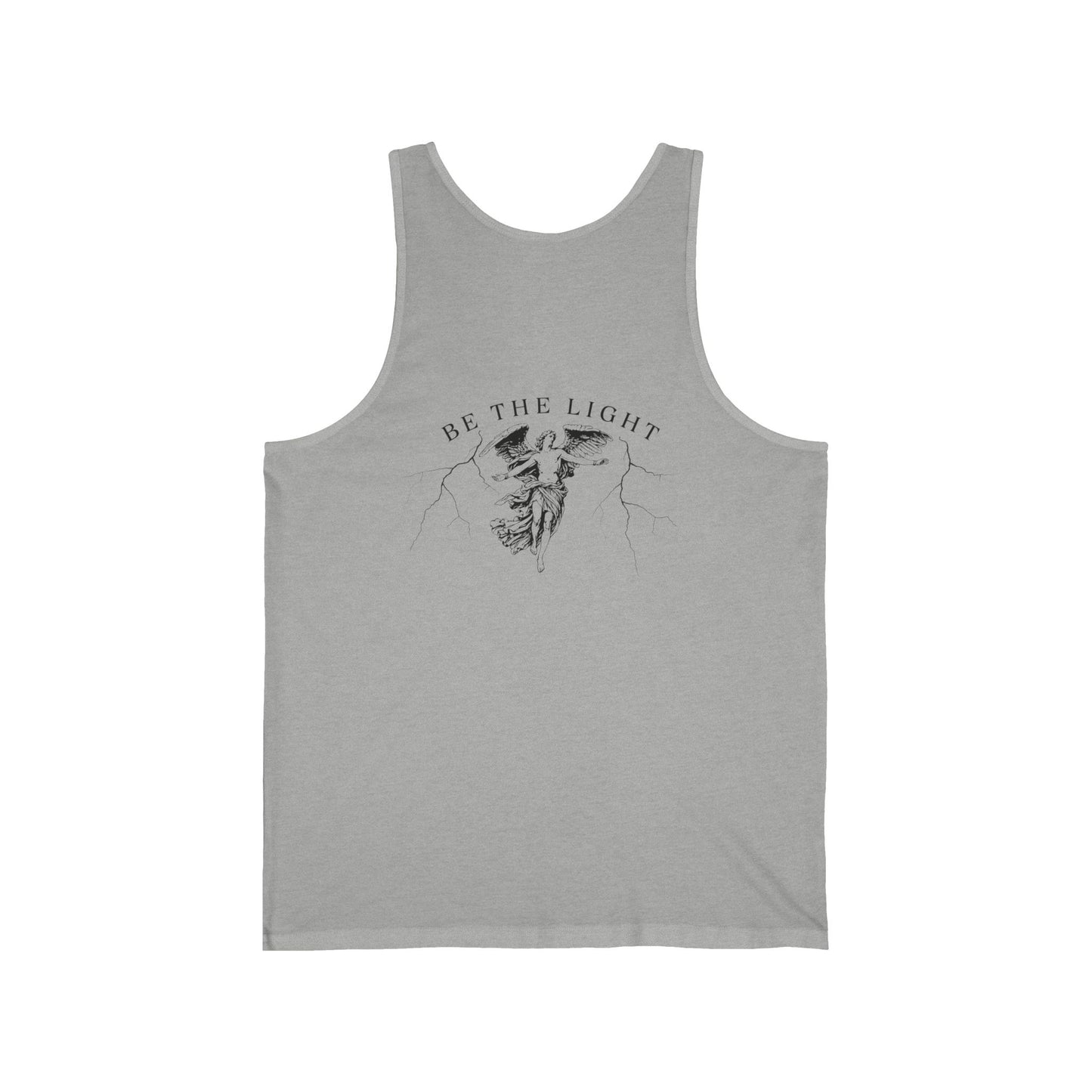 Be the Light Unisex Jersey Tank - Inspirational Summer Wear