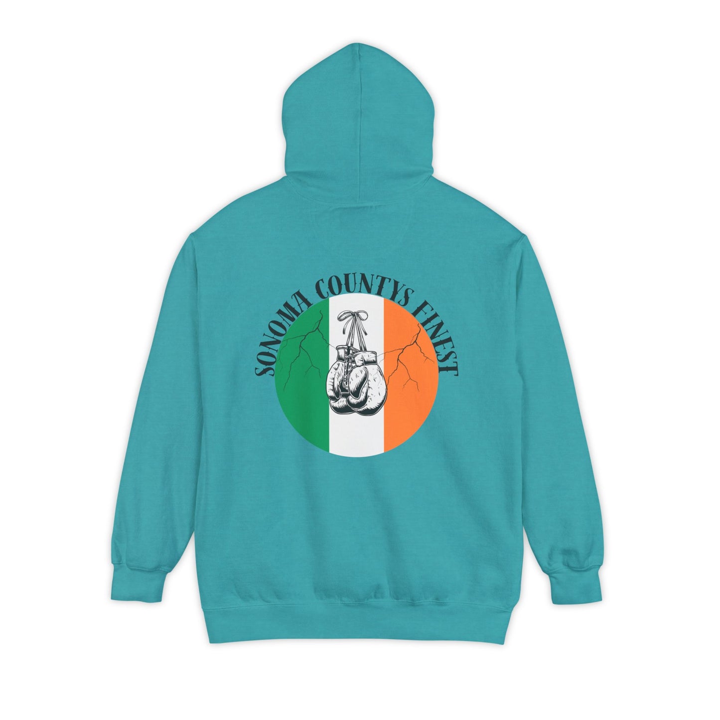 Sonoma County's Finest Unisex Hoodie - Garment-Dyed Irish Design