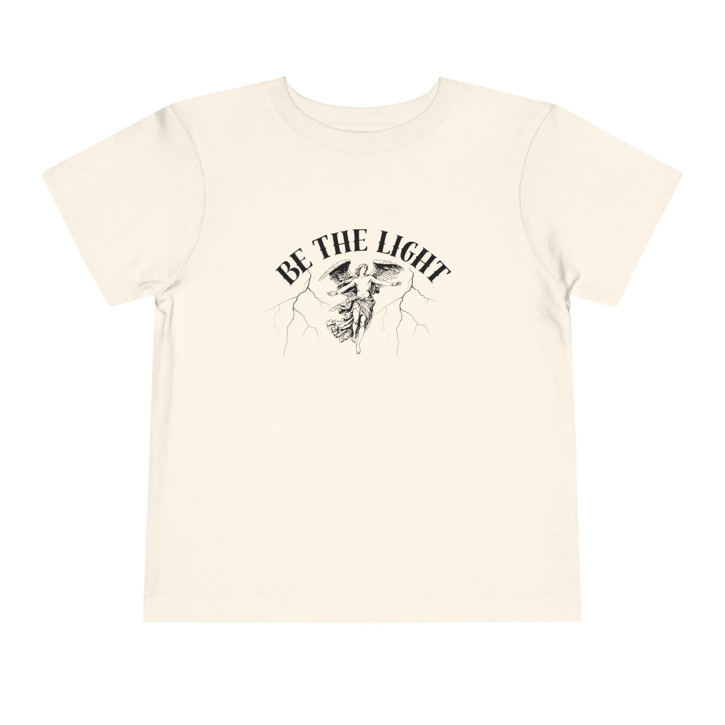 Inspirational Toddler Tee - "Be the Light" Motivational Shirt