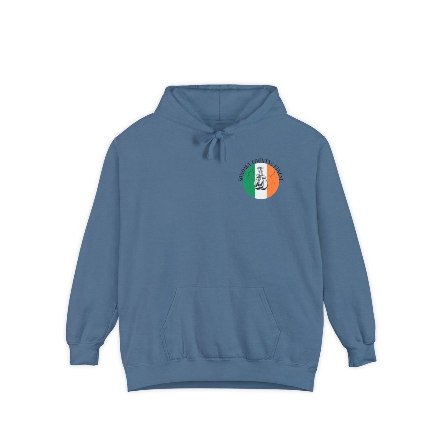 Sonoma County's Finest Unisex Hoodie - Garment-Dyed Irish Design