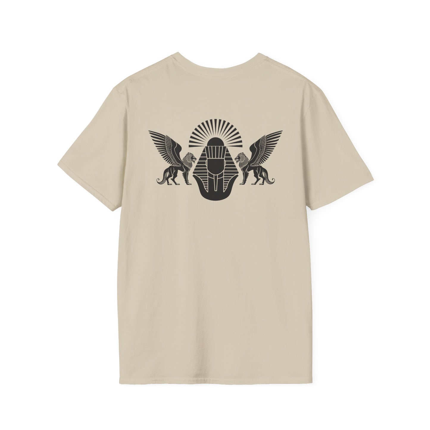 Vintage Graphic Unisex Softstyle T-Shirt - Egyptian Inspired Design