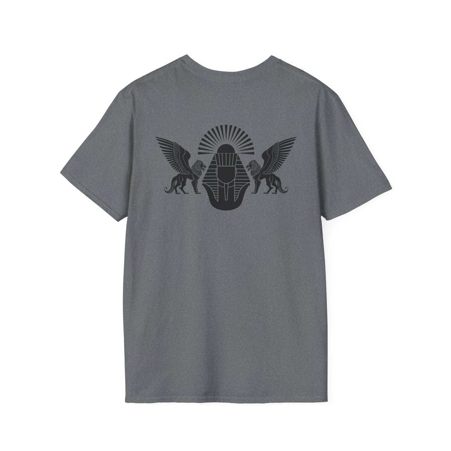 Vintage Graphic Unisex Softstyle T-Shirt - Egyptian Inspired Design