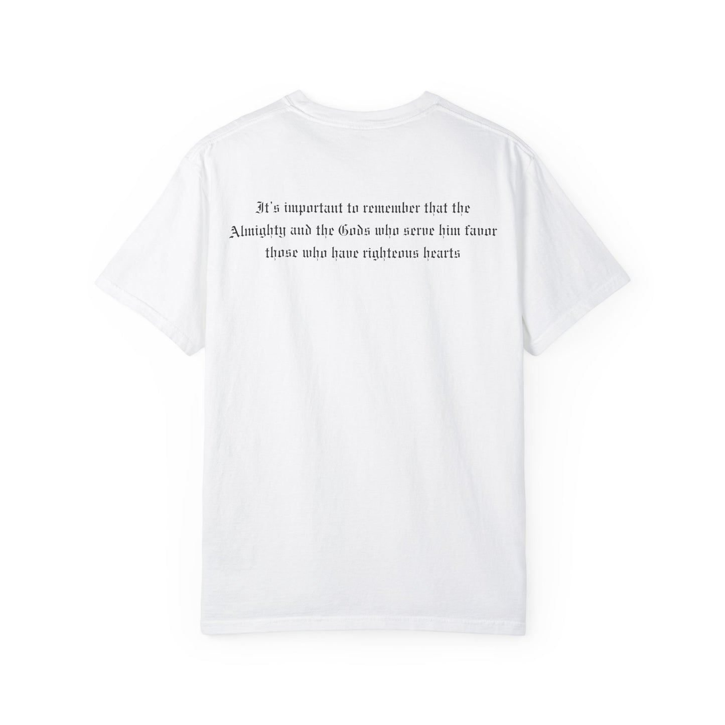 Unisex Garment-Dyed T-Shirt - 'Be the Light' Inspirational Tee