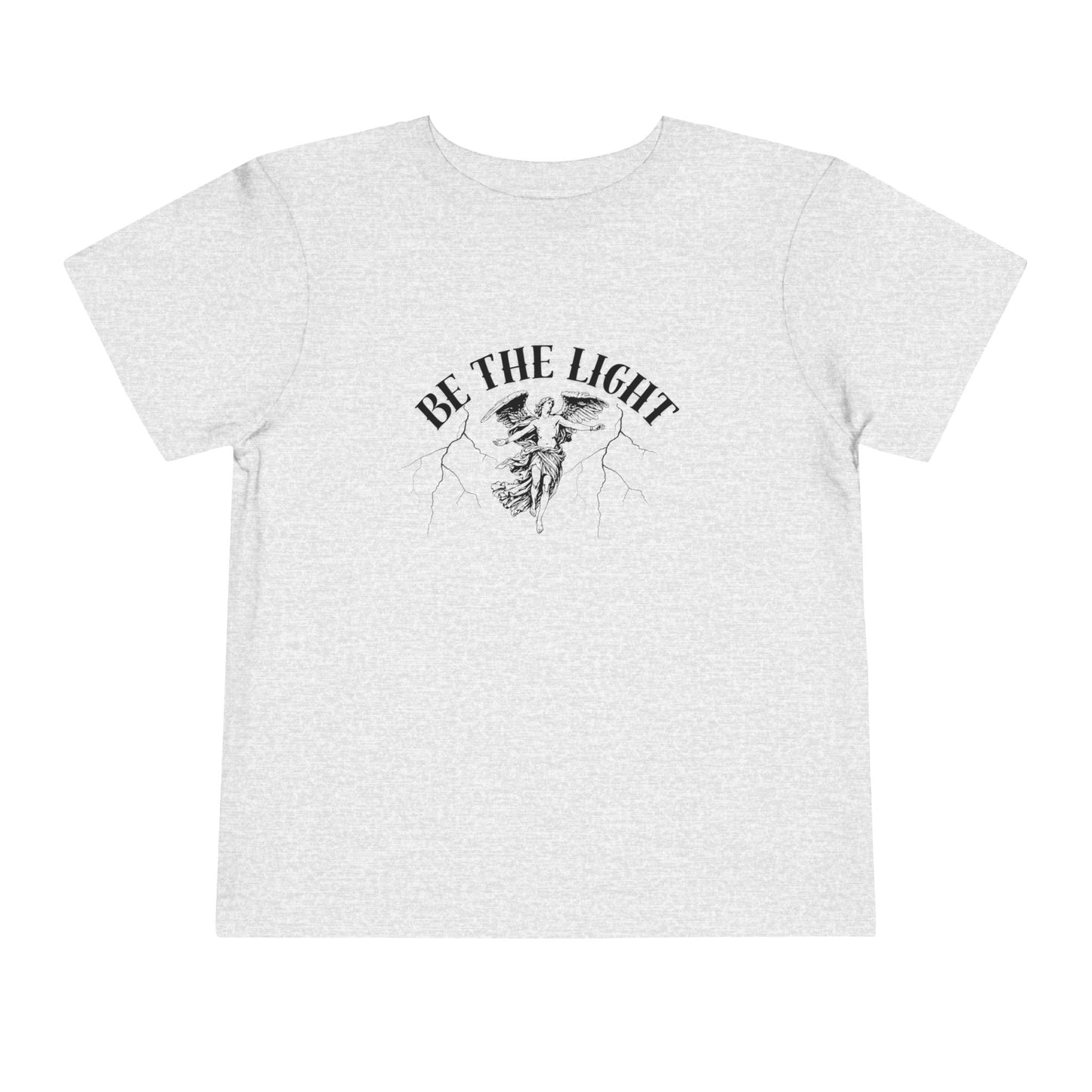 Inspirational Toddler Tee - "Be the Light" Motivational Shirt
