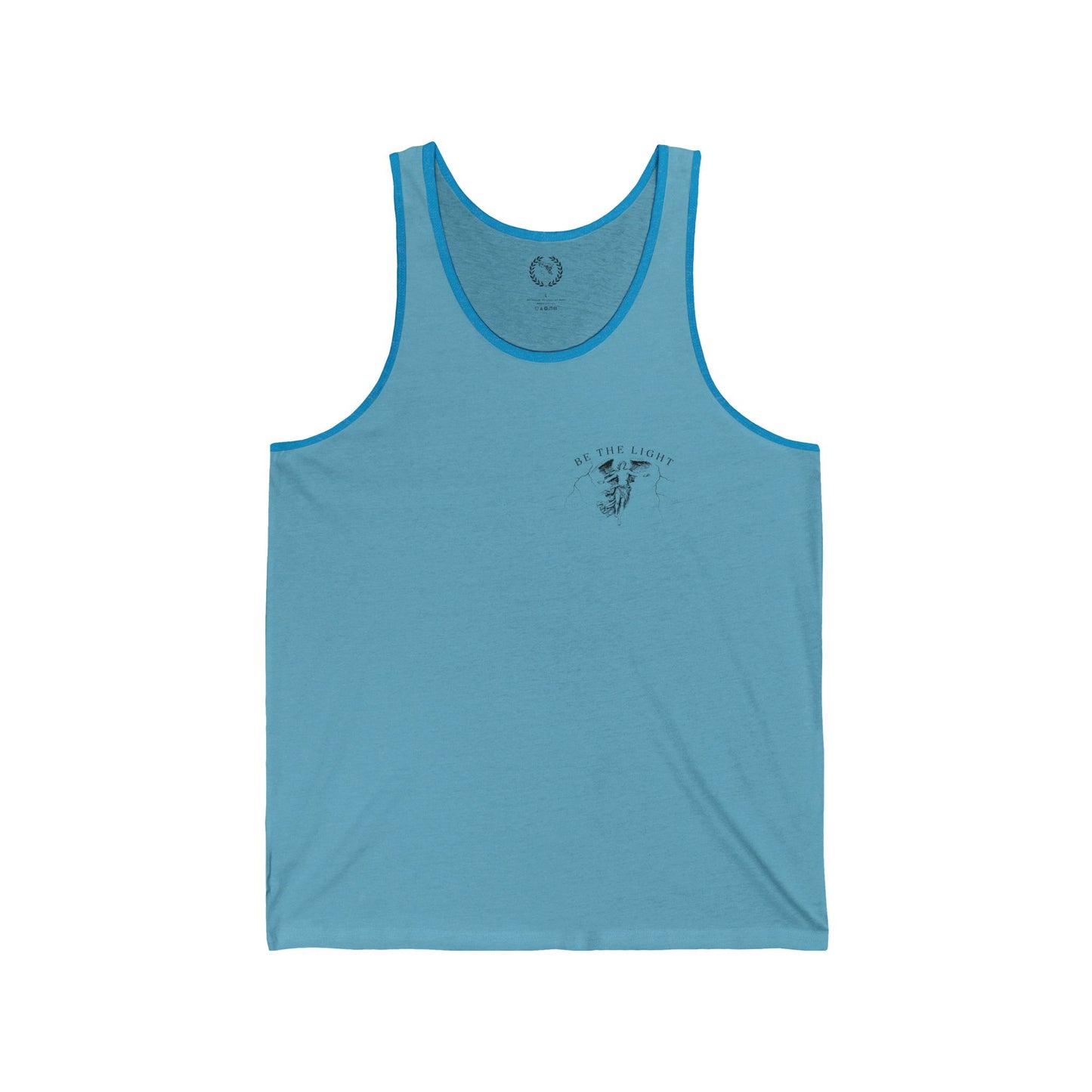 Be the Light Unisex Jersey Tank - Inspirational Summer Wear