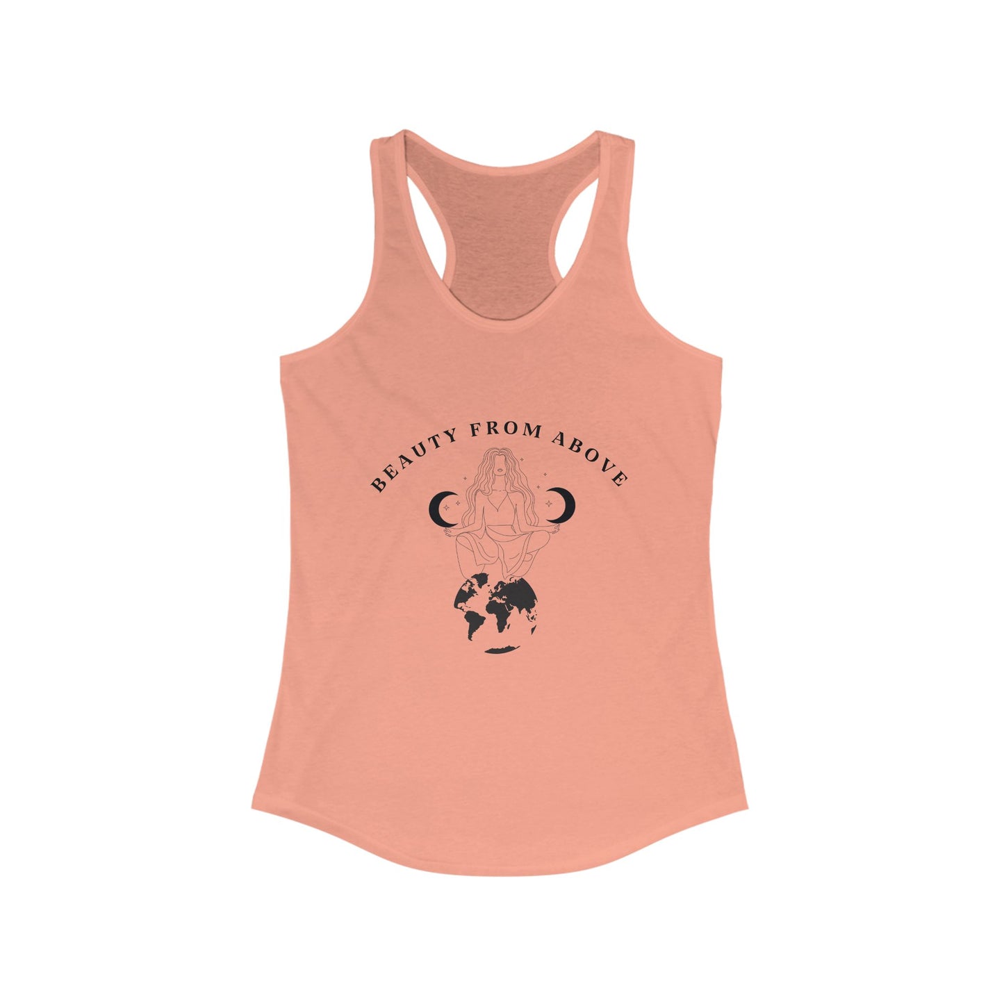 Beauty From Above Women's Racerback Tank Top - Inspirational Earth Design