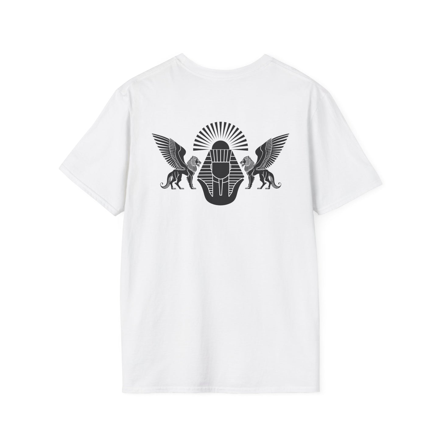 Vintage Graphic Unisex Softstyle T-Shirt - Egyptian Inspired Design