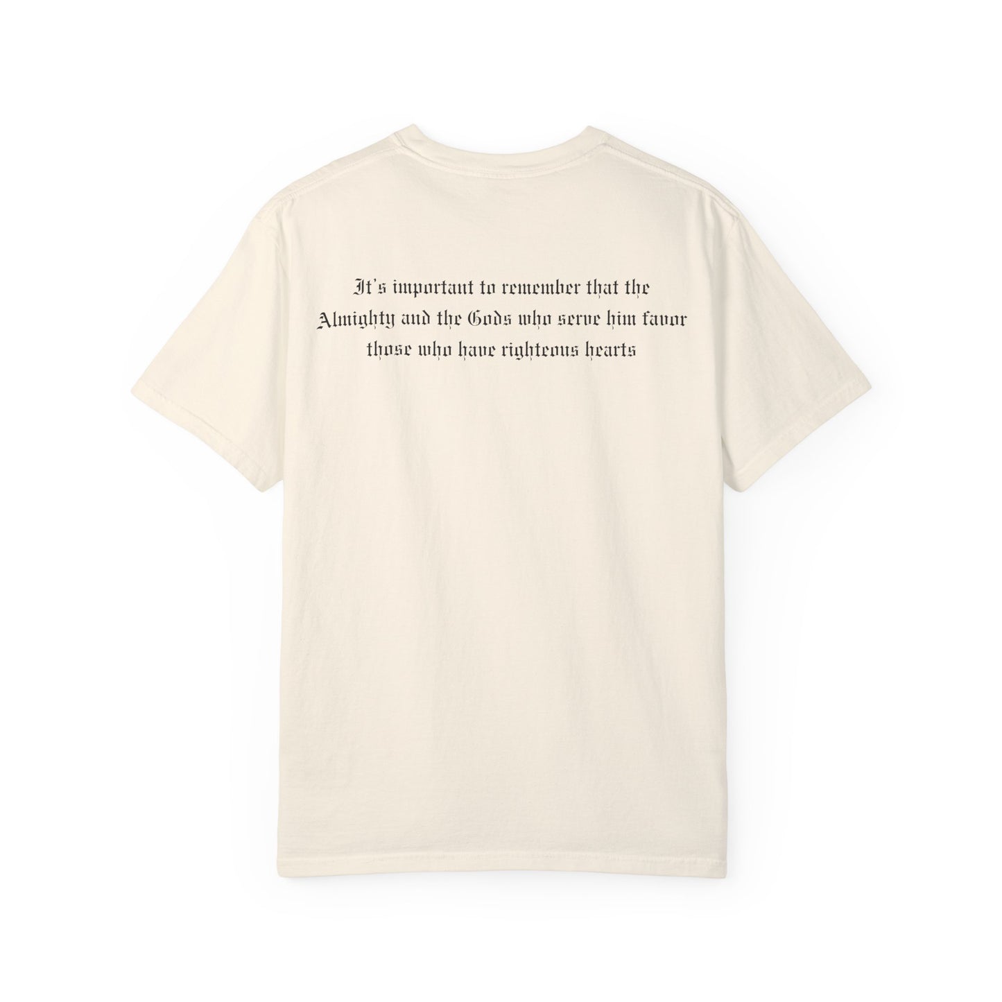 Unisex Garment-Dyed T-Shirt - 'Be the Light' Inspirational Tee