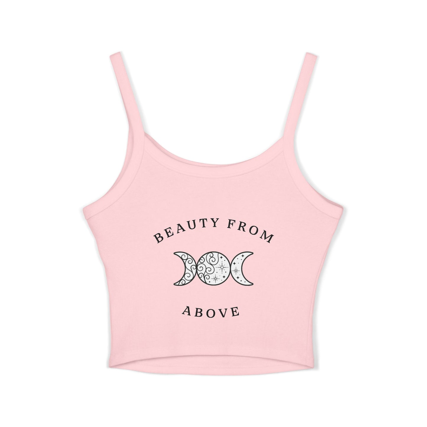Women's Spaghetti Strap Tank Top - Beauty From Above Graphic Tee