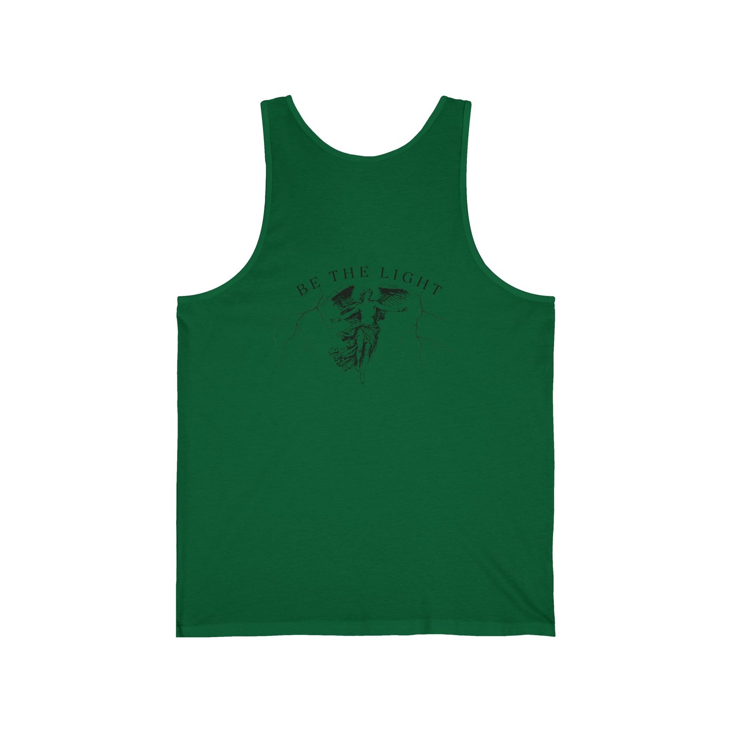 Be the Light Unisex Jersey Tank - Inspirational Summer Wear