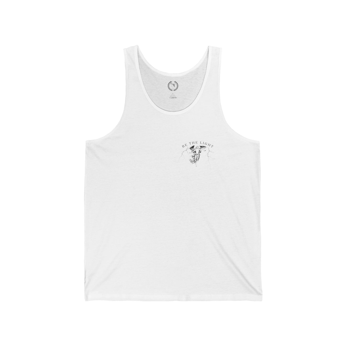 Be the Light Unisex Jersey Tank - Inspirational Summer Wear