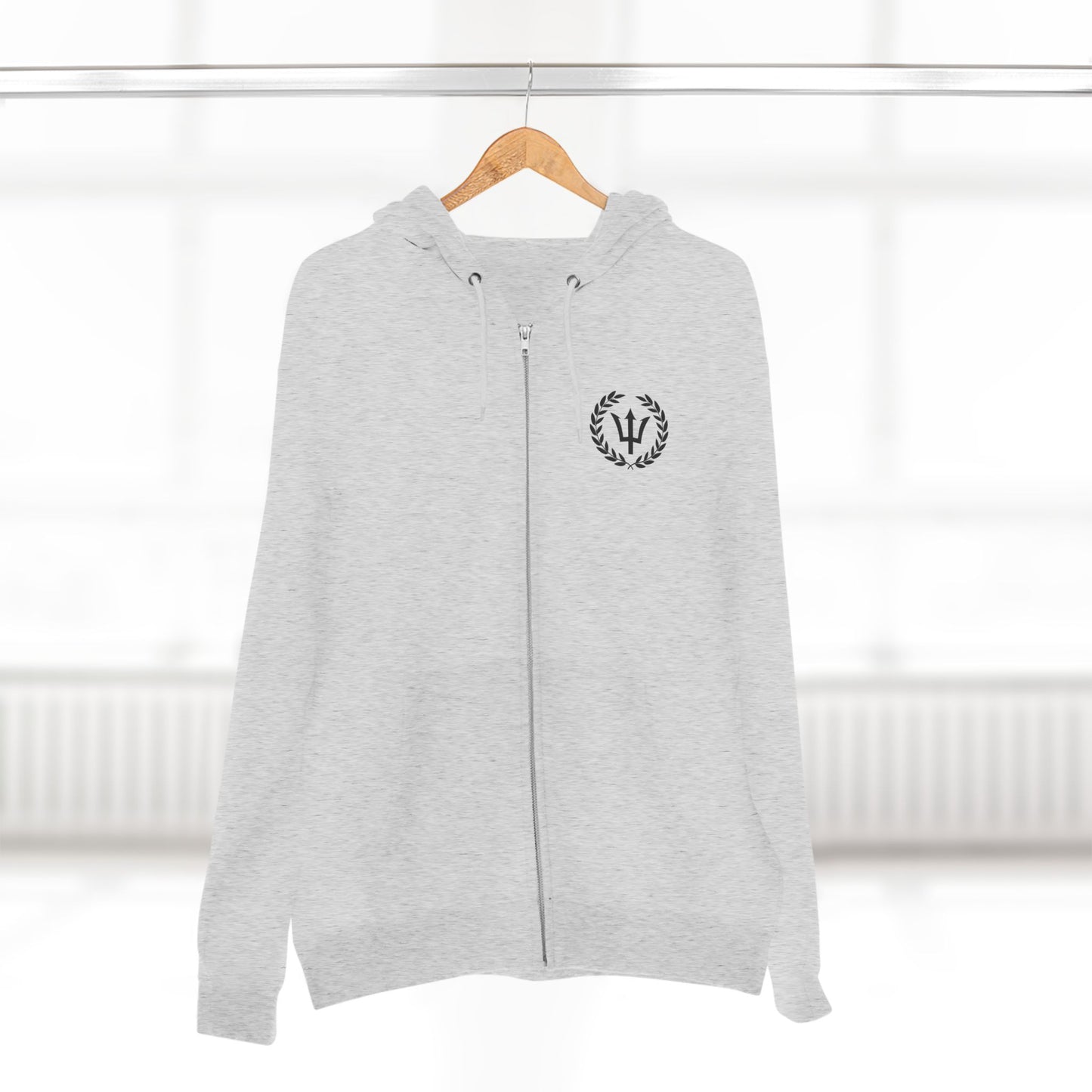God of the Sea Unisex Zip Hoodie - Comfortable & Stylish Outerwear for Ocean Lovers