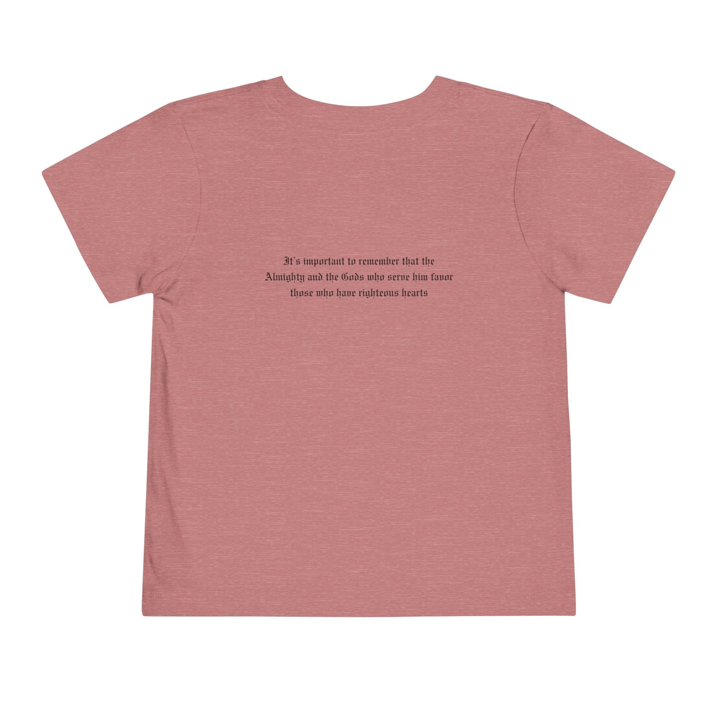 Inspirational Toddler Tee - "Be the Light" Motivational Shirt