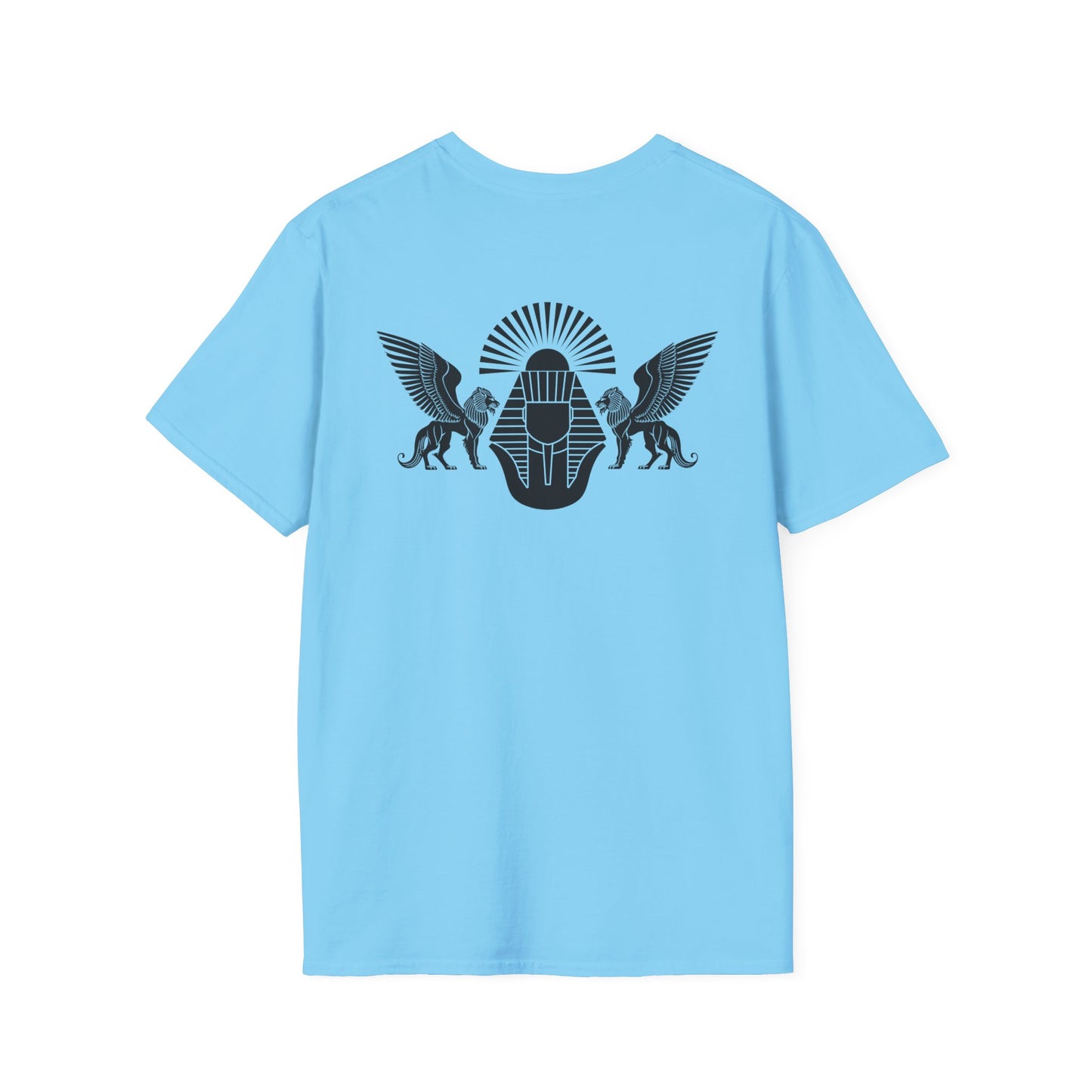Vintage Graphic Unisex Softstyle T-Shirt - Egyptian Inspired Design