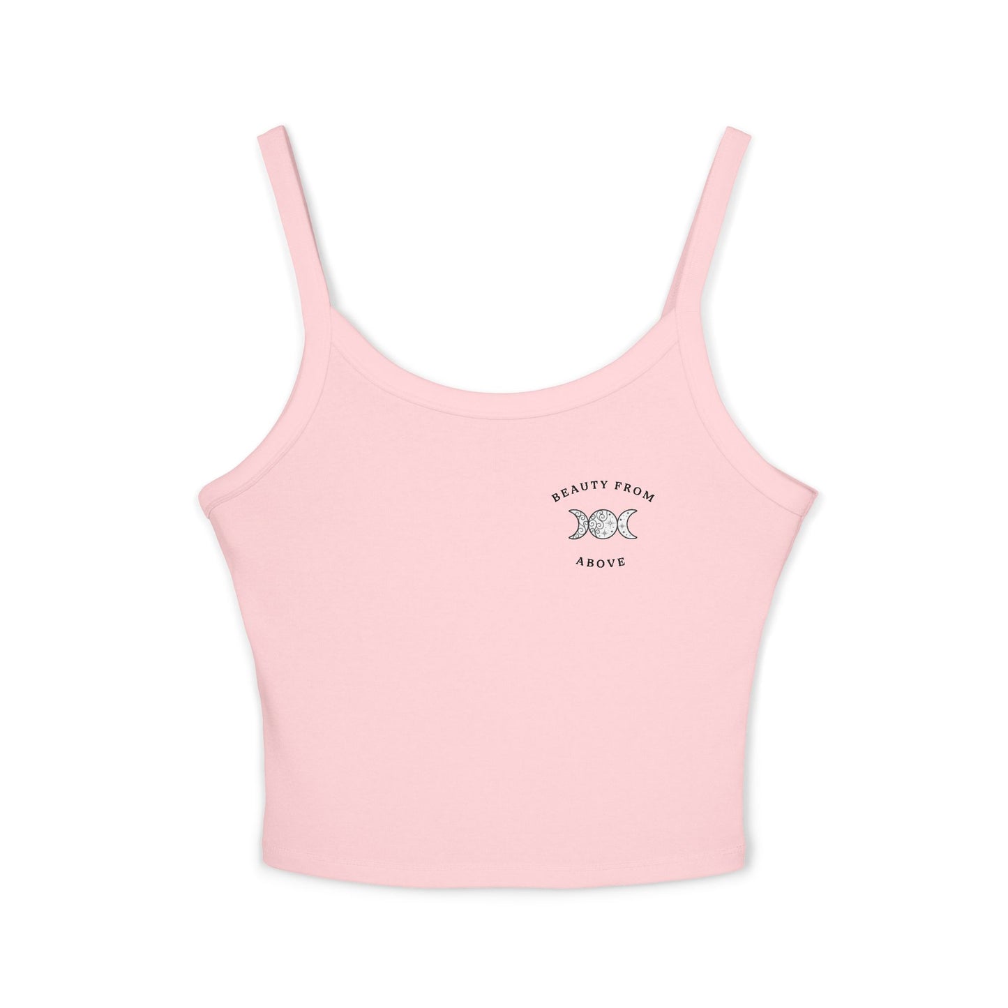 Women's Spaghetti Strap Tank Top - Beauty From Above Graphic Tee