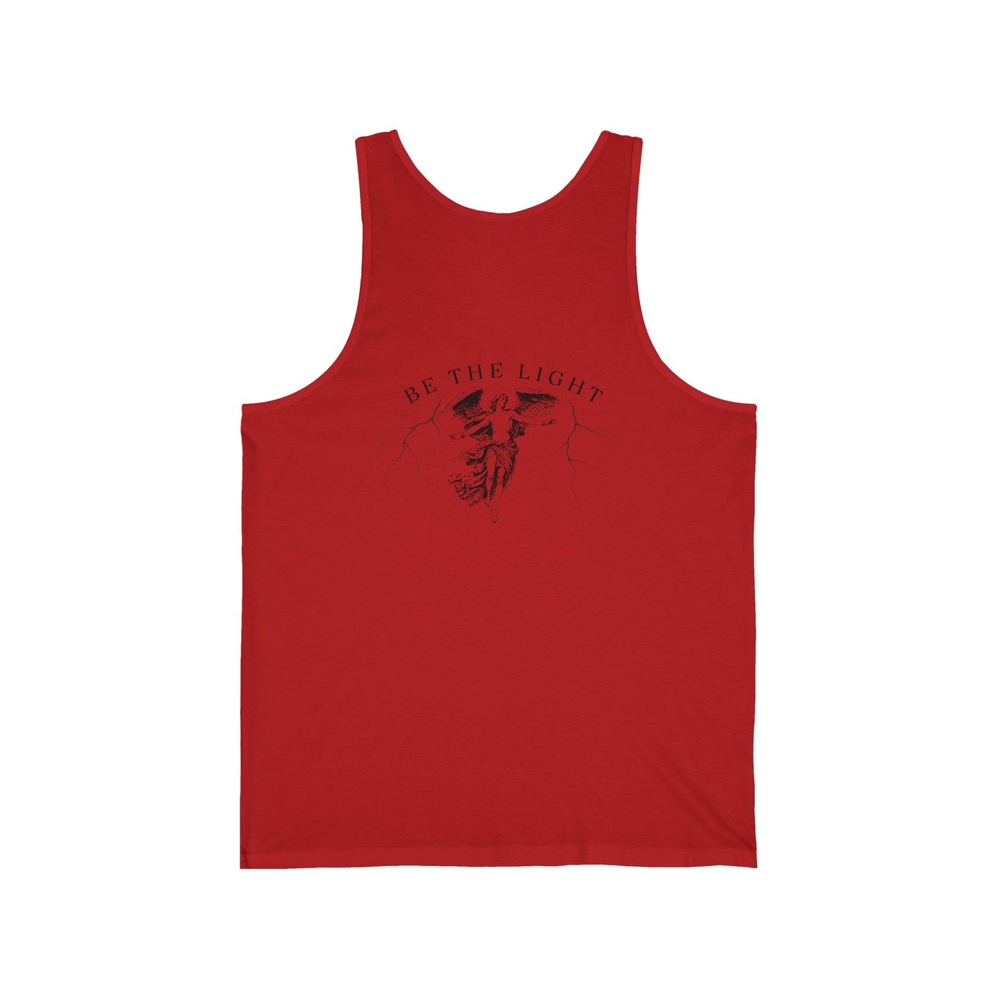 Be the Light Unisex Jersey Tank - Inspirational Summer Wear
