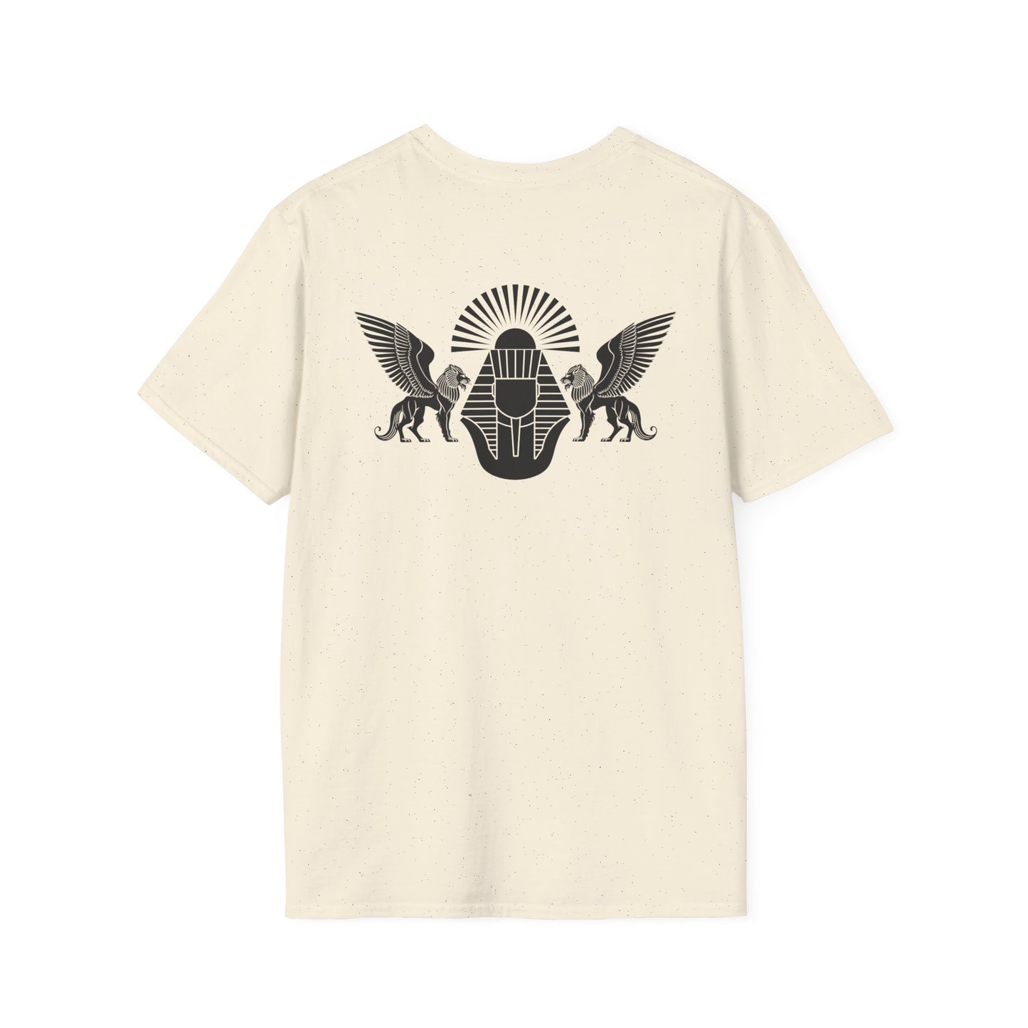 Vintage Graphic Unisex Softstyle T-Shirt - Egyptian Inspired Design