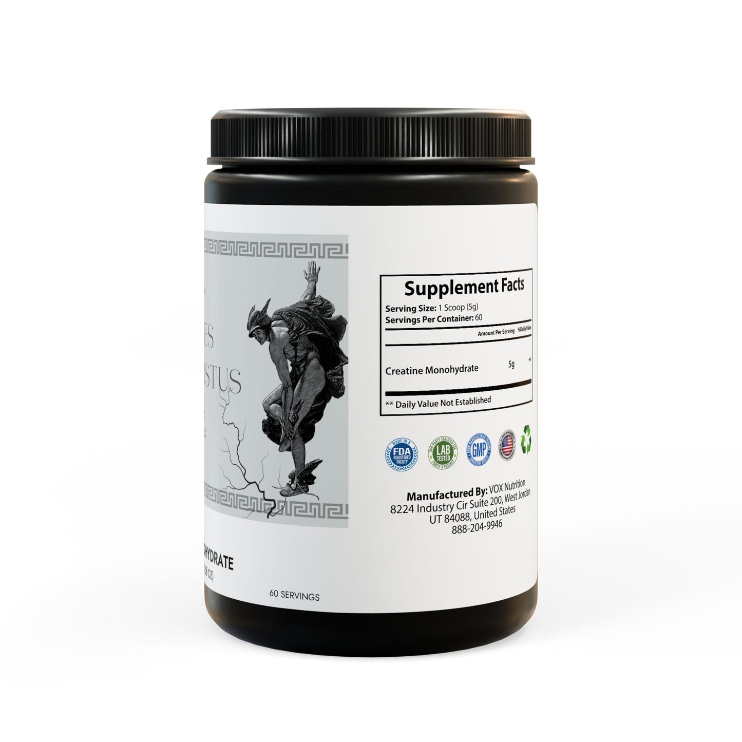 Creatine Monohydrate Supplement (300g, 10.58oz)