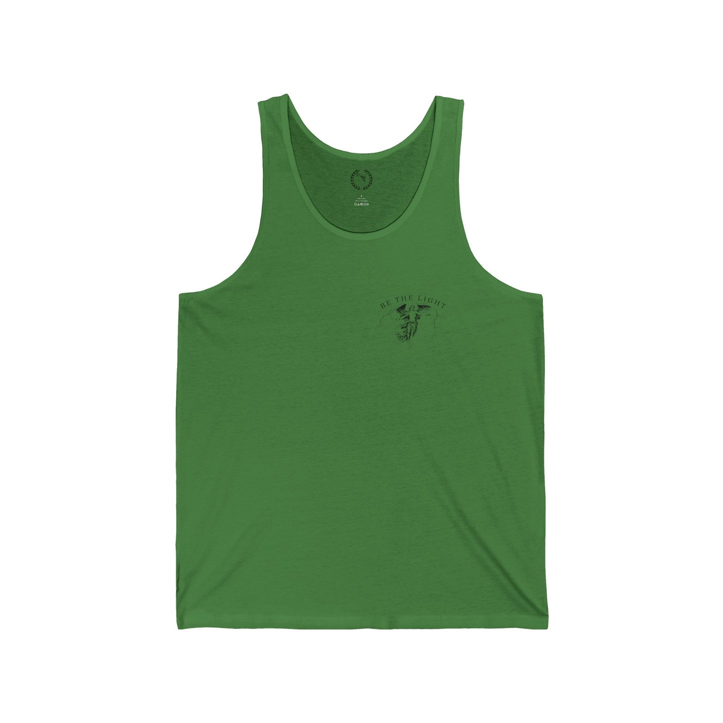 Be the Light Unisex Jersey Tank - Inspirational Summer Wear