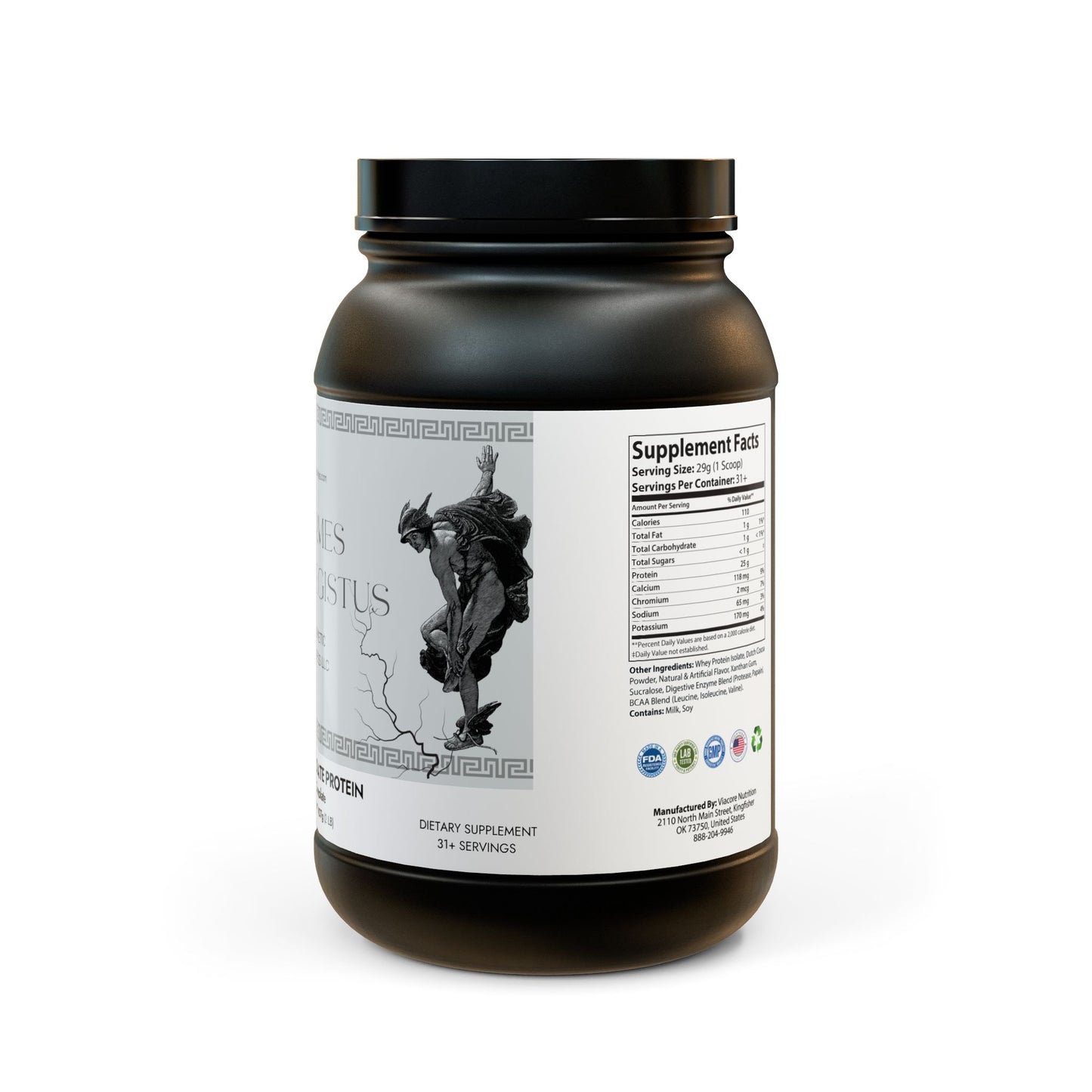 Whey Isolate Protein Supplement (907g, 2lb)
