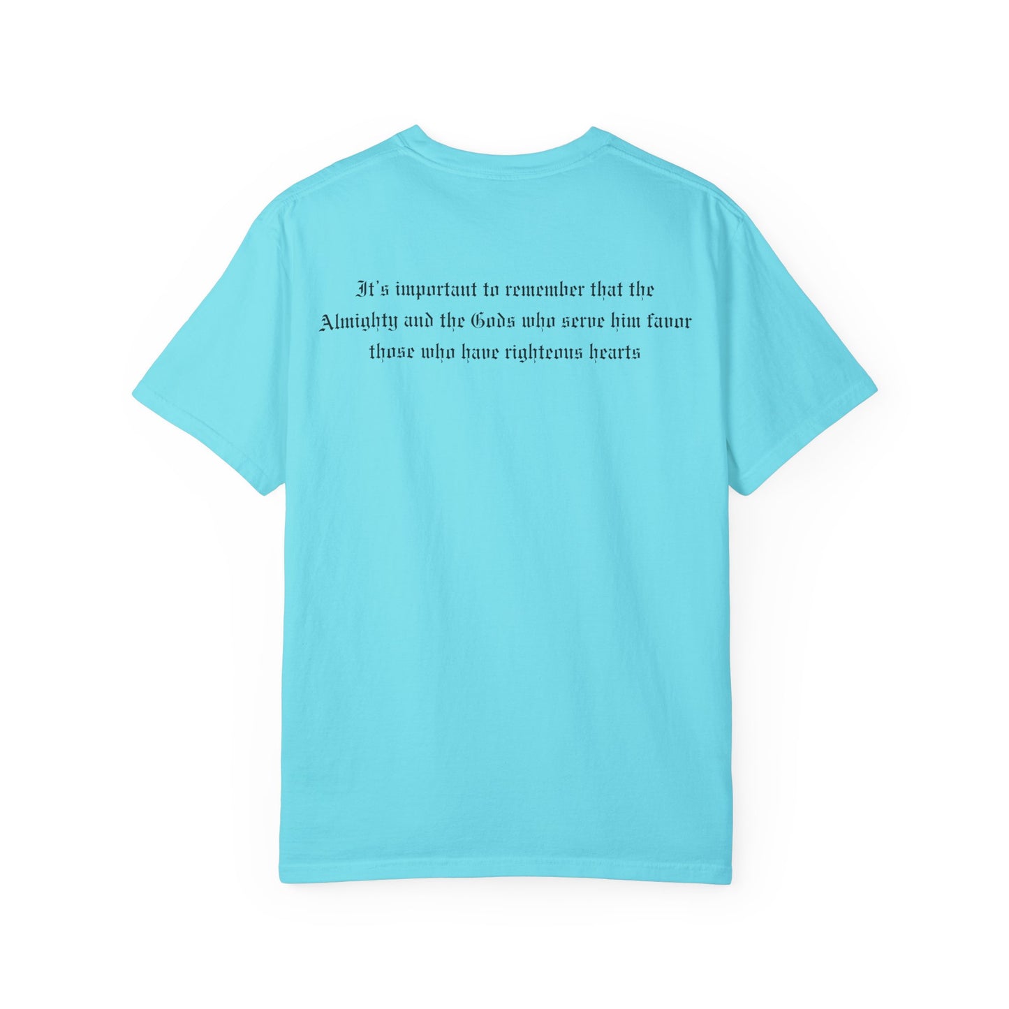 Unisex Garment-Dyed T-Shirt - 'Be the Light' Inspirational Tee
