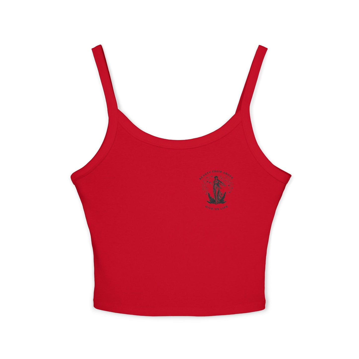 Women's Spaghetti Strap Tank Top - Beauty From Above Design