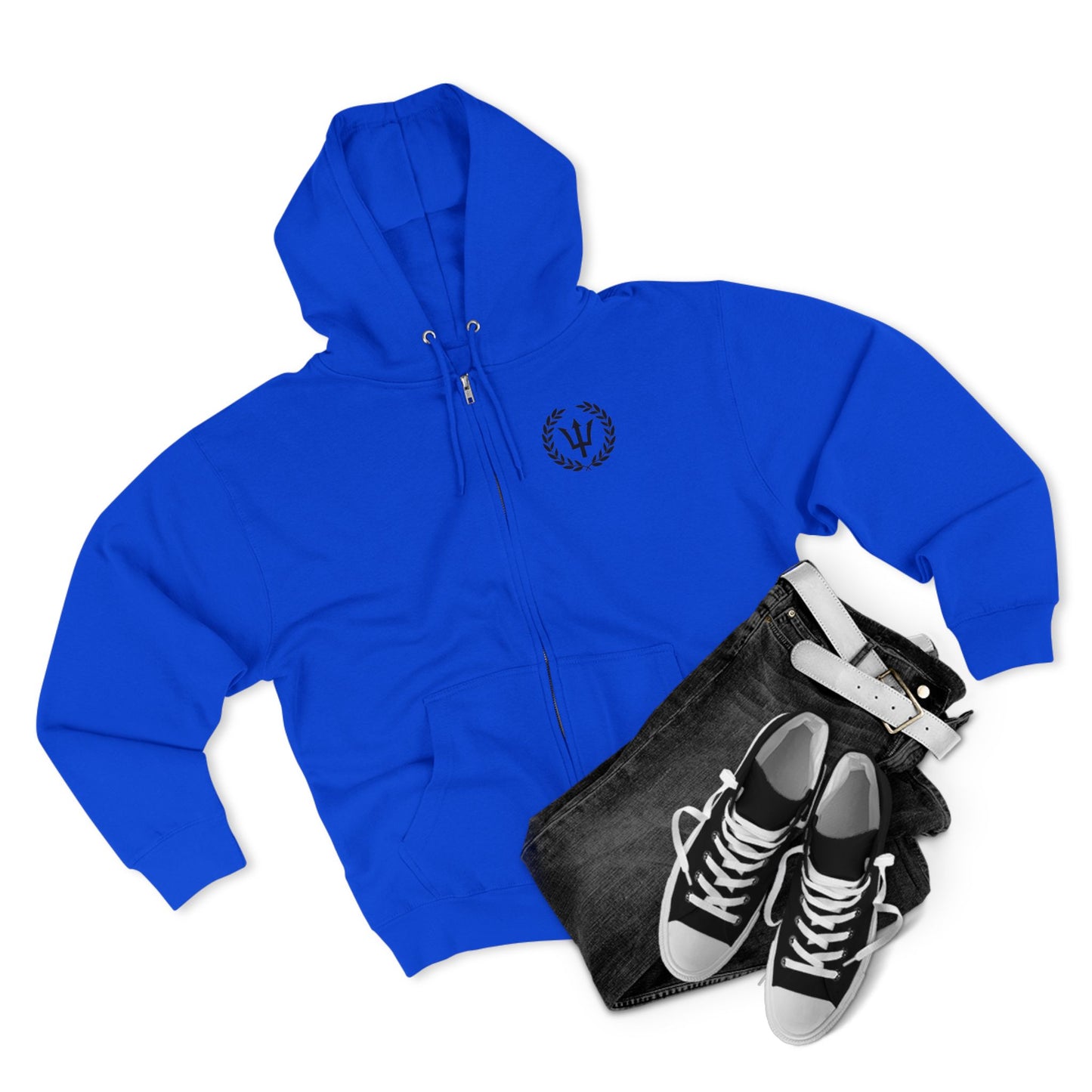 God of the Sea Unisex Zip Hoodie - Comfortable & Stylish Outerwear for Ocean Lovers