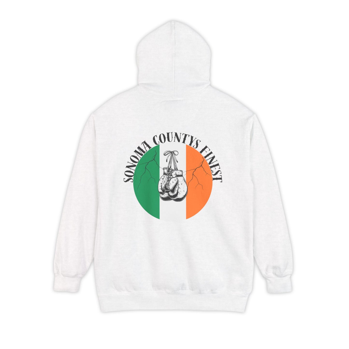 Sonoma County's Finest Unisex Hoodie - Garment-Dyed Irish Design