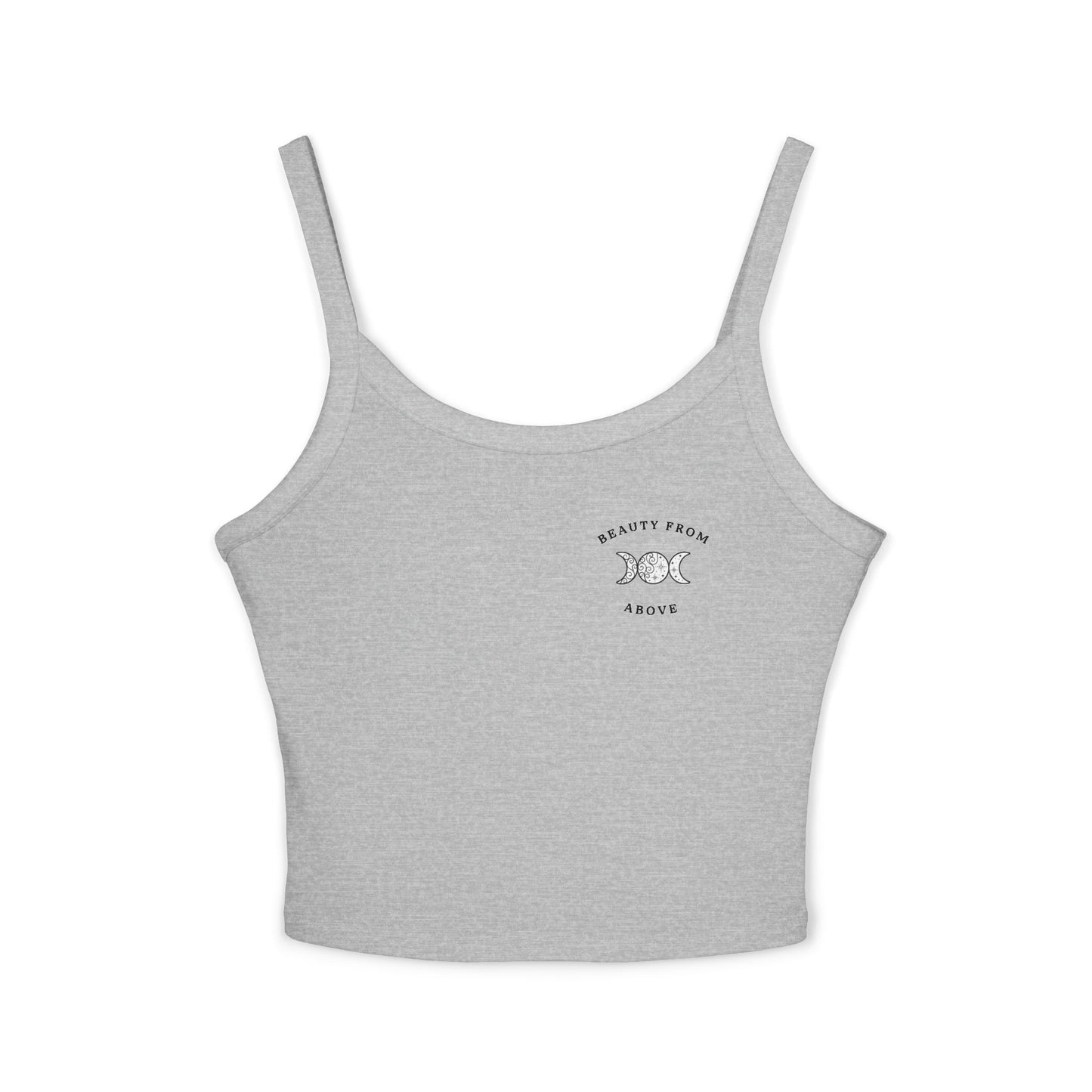 Women's Spaghetti Strap Tank Top - Beauty From Above Graphic Tee