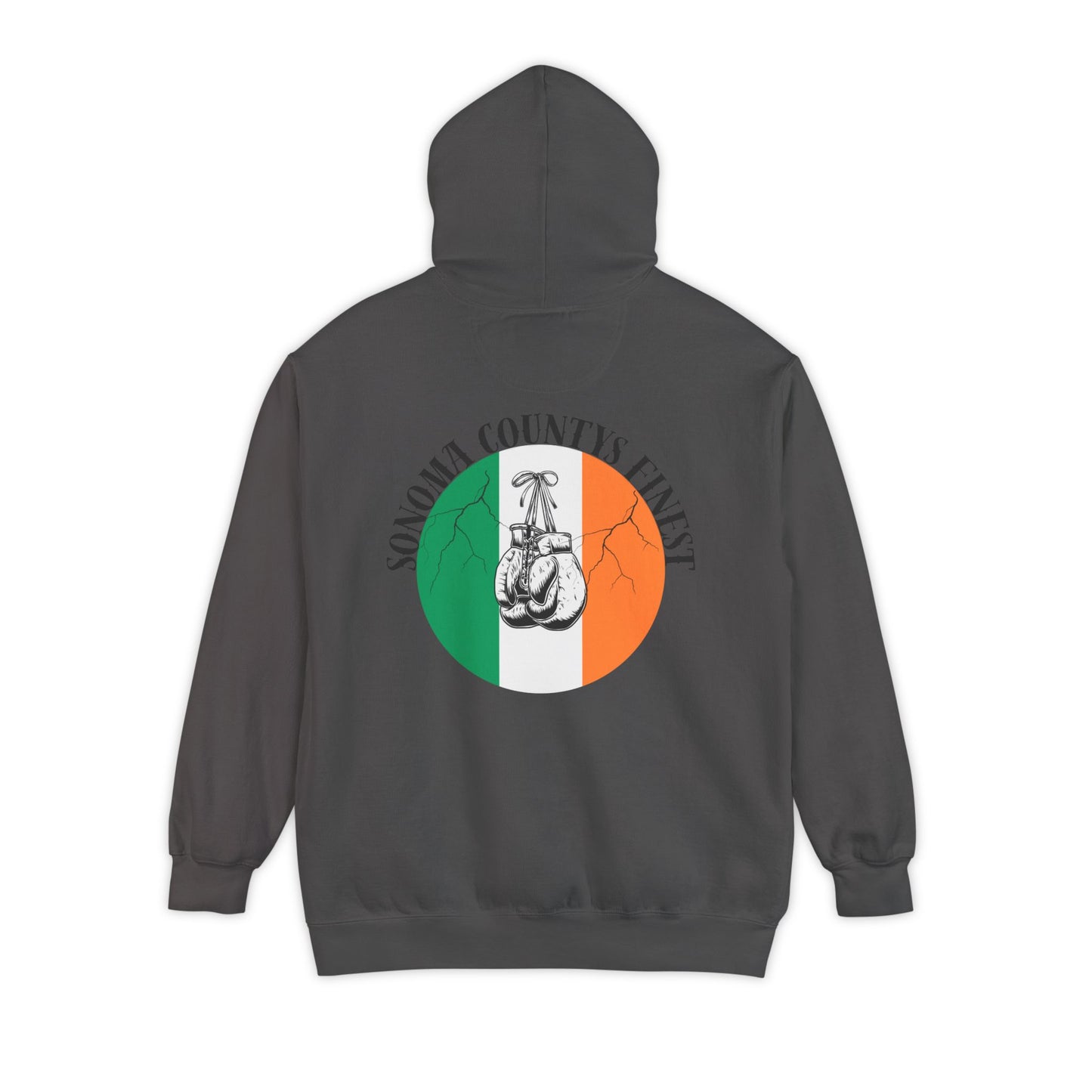 Sonoma County's Finest Unisex Hoodie - Garment-Dyed Irish Design