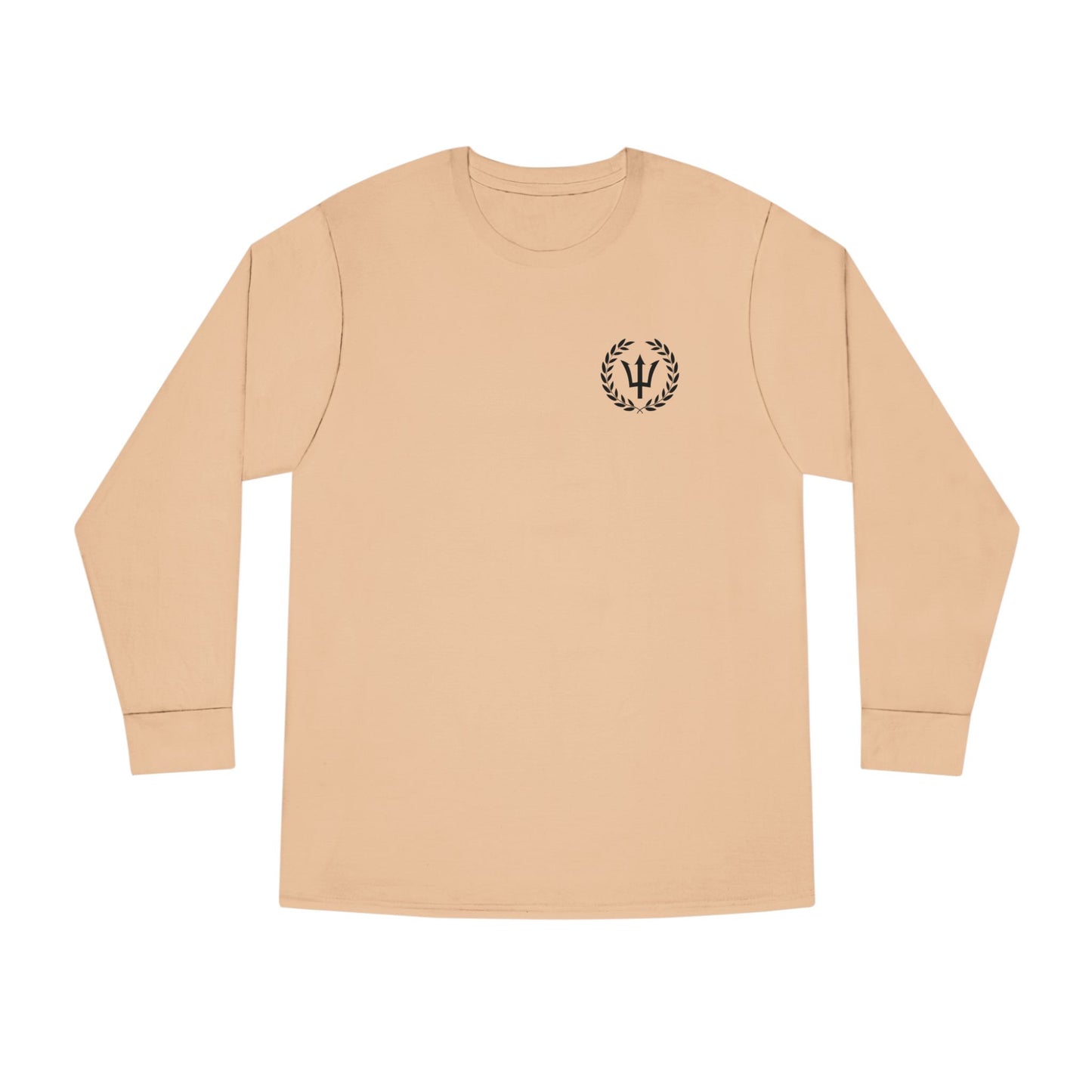 God of the Sea Long Sleeve Crewneck Tee - Nautical Themed Apparel
