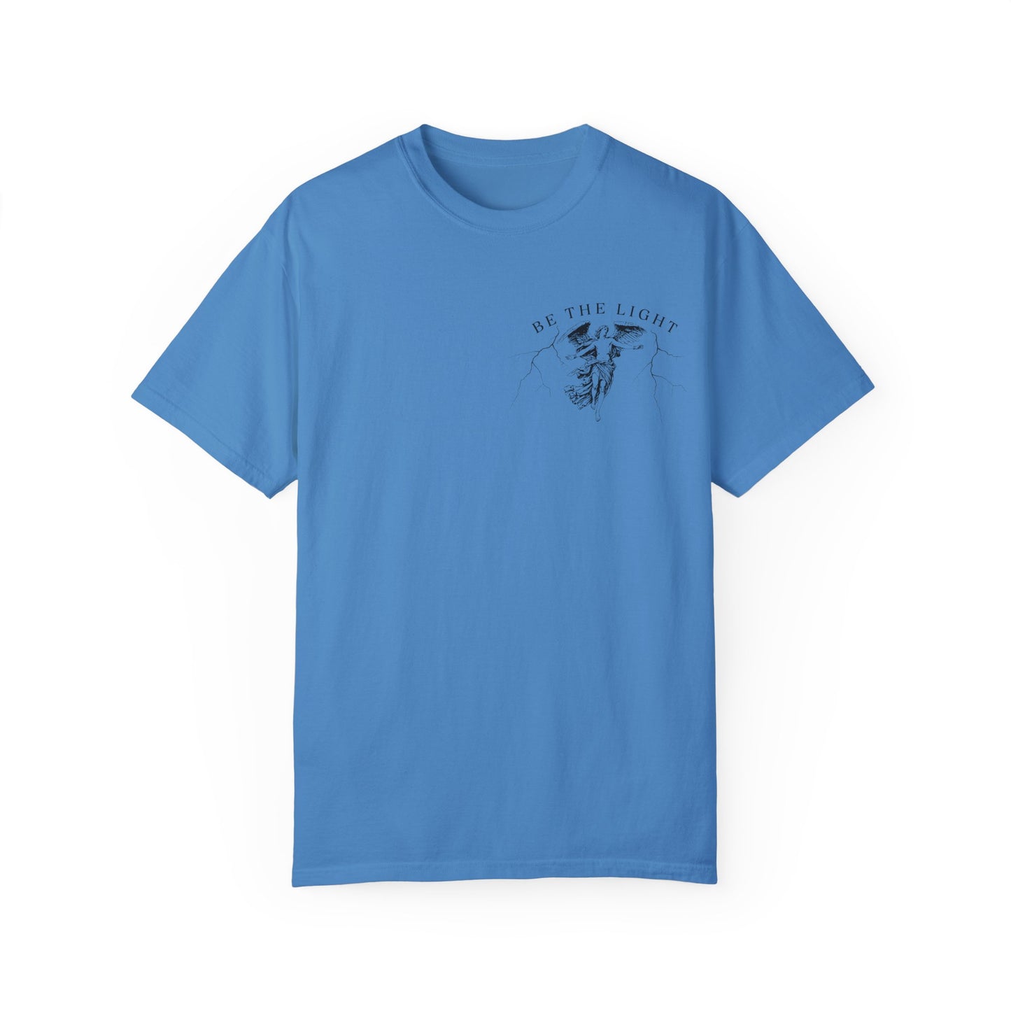 Unisex Garment-Dyed T-Shirt - 'Be the Light' Inspirational Tee