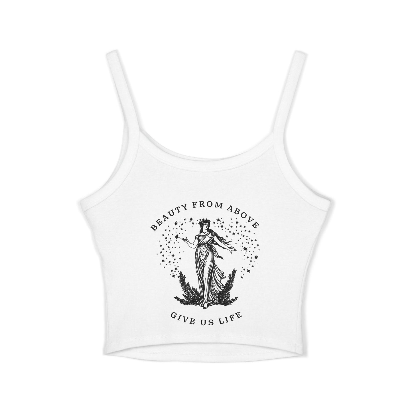 Women's Spaghetti Strap Tank Top - Beauty From Above Design