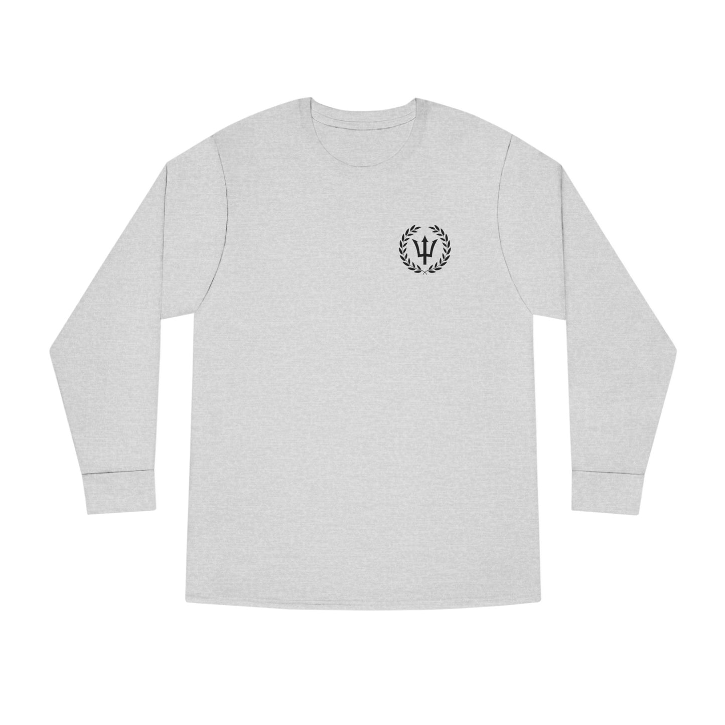 God of the Sea Long Sleeve Crewneck Tee - Nautical Themed Apparel