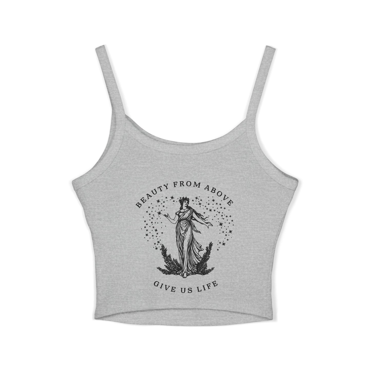 Women's Spaghetti Strap Tank Top - Beauty From Above Design