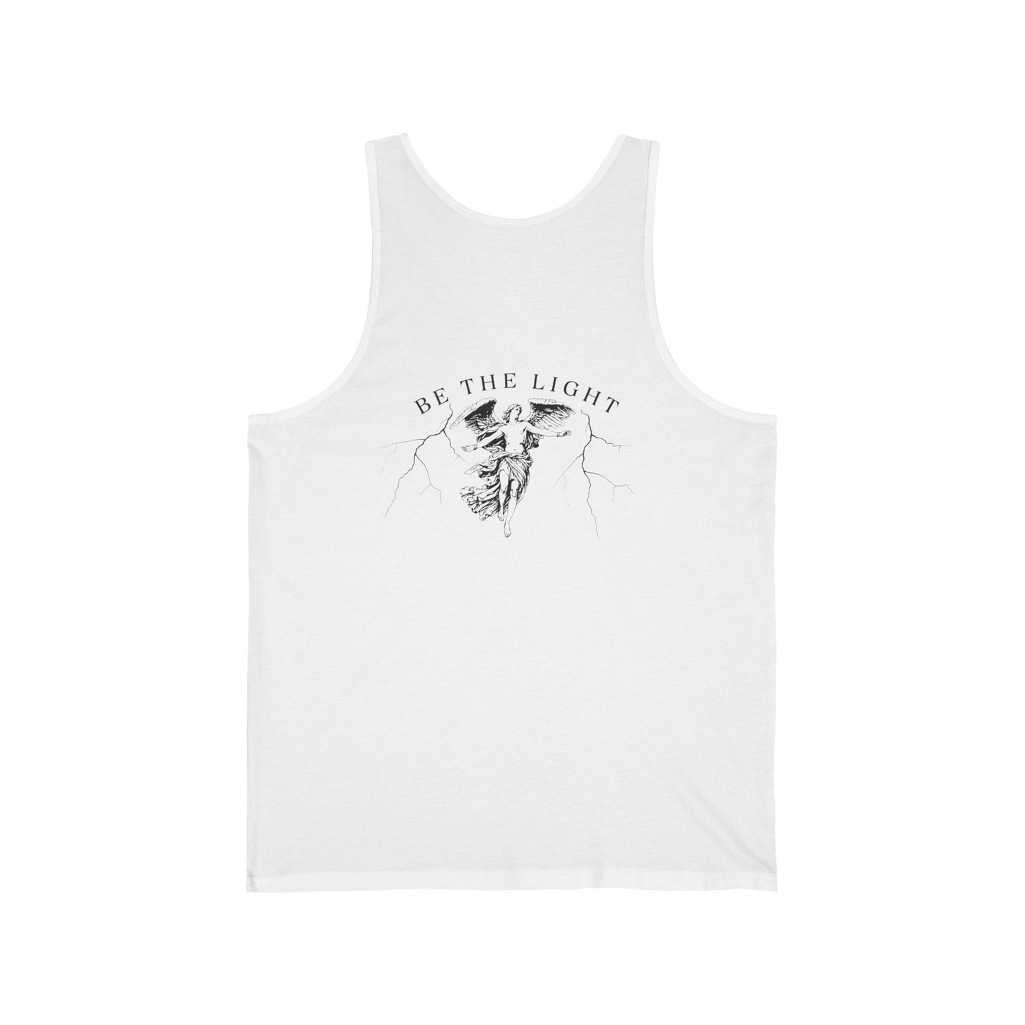 Be the Light Unisex Jersey Tank - Inspirational Summer Wear