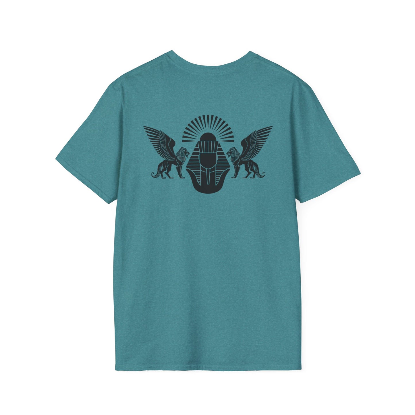 Vintage Graphic Unisex Softstyle T-Shirt - Egyptian Inspired Design