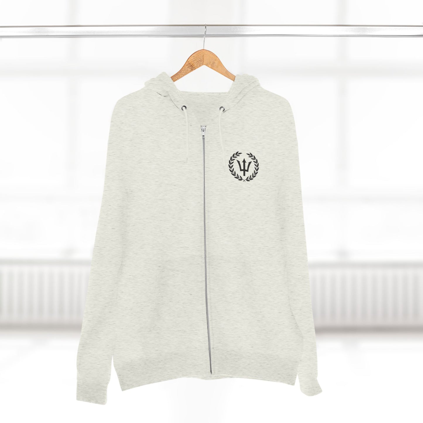 God of the Sea Unisex Zip Hoodie - Comfortable & Stylish Outerwear for Ocean Lovers